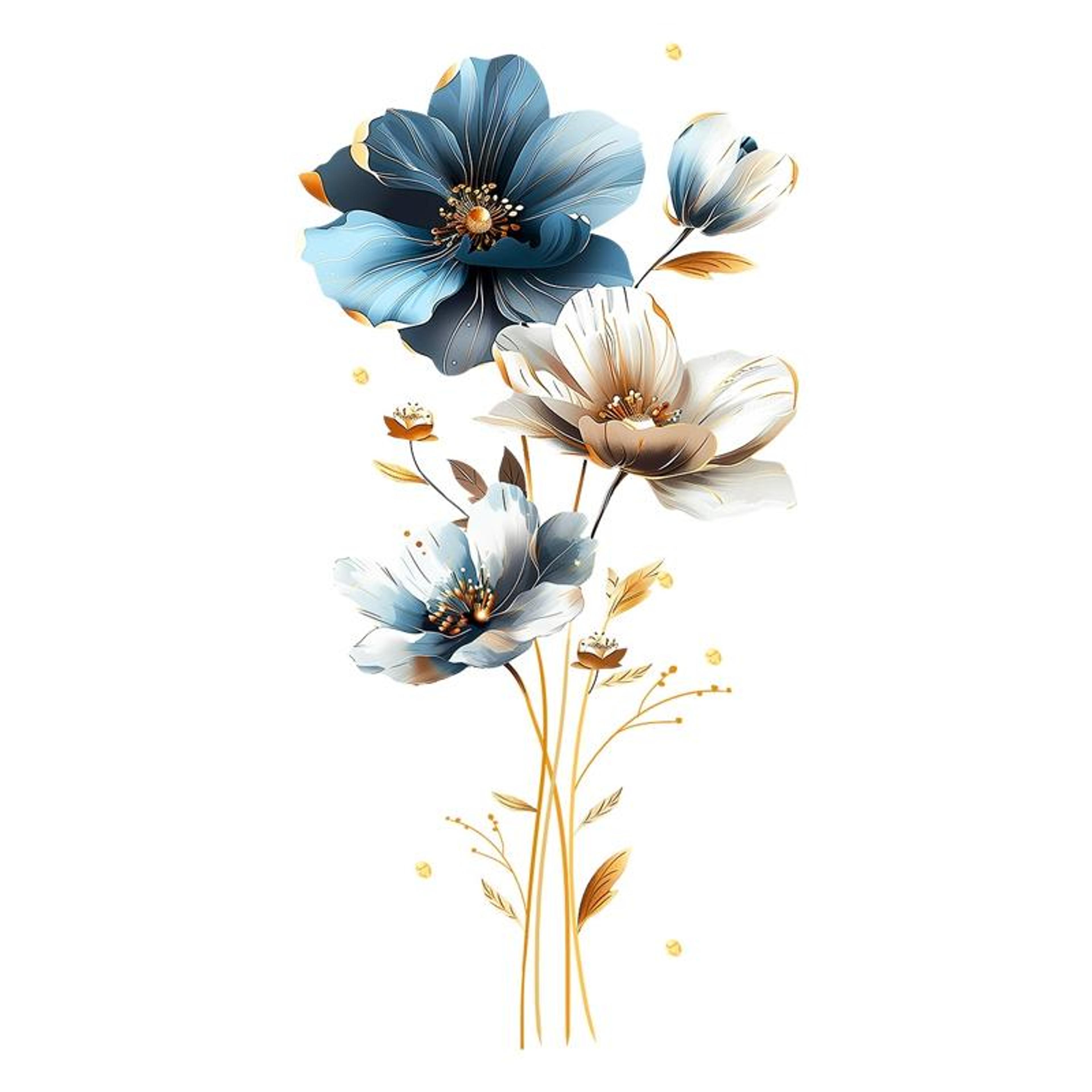 3d flower wall stickers floral pvc wall decals for bedroom home decor