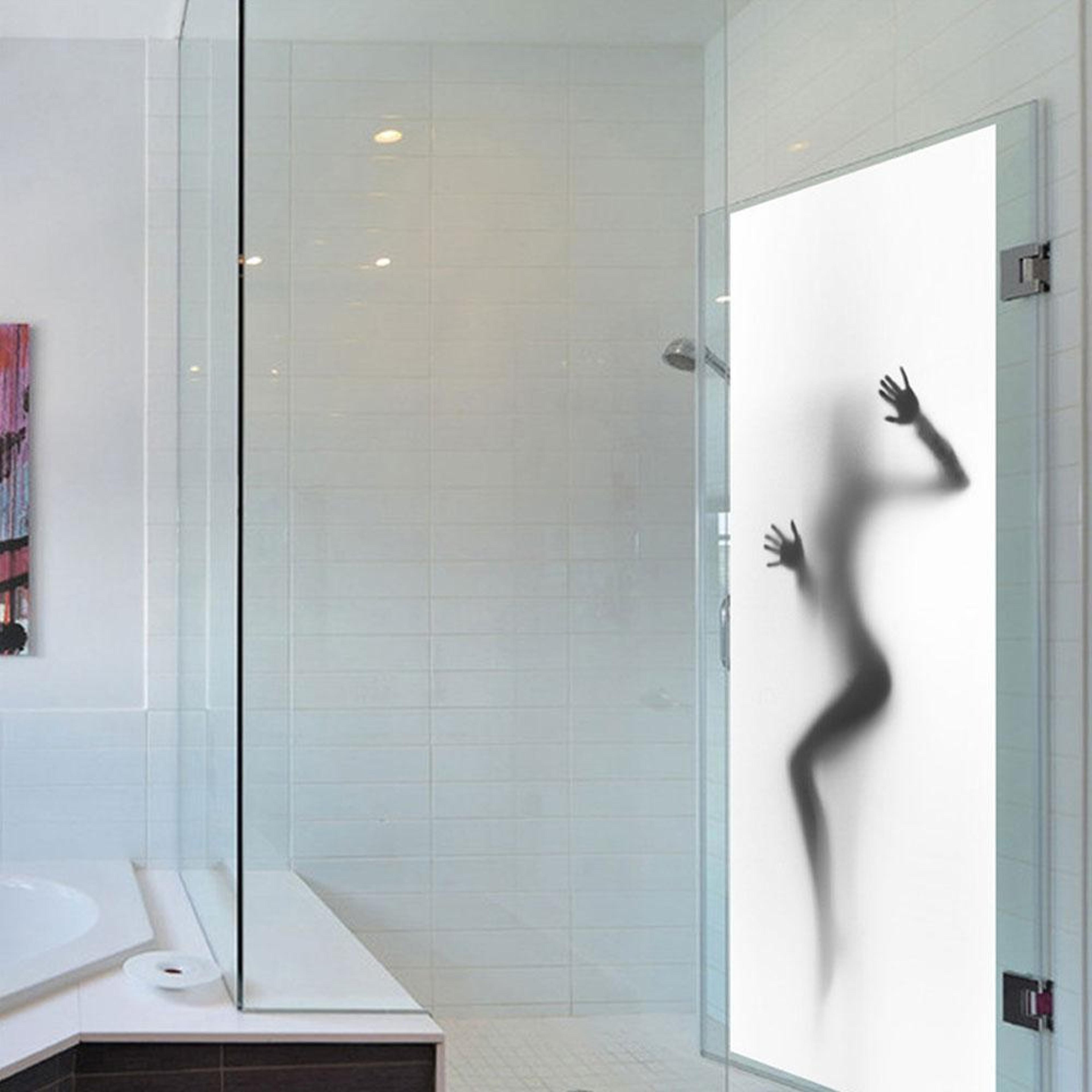 3d silhouette door stickers set self adhesive door decal wall art pvc door mural decor