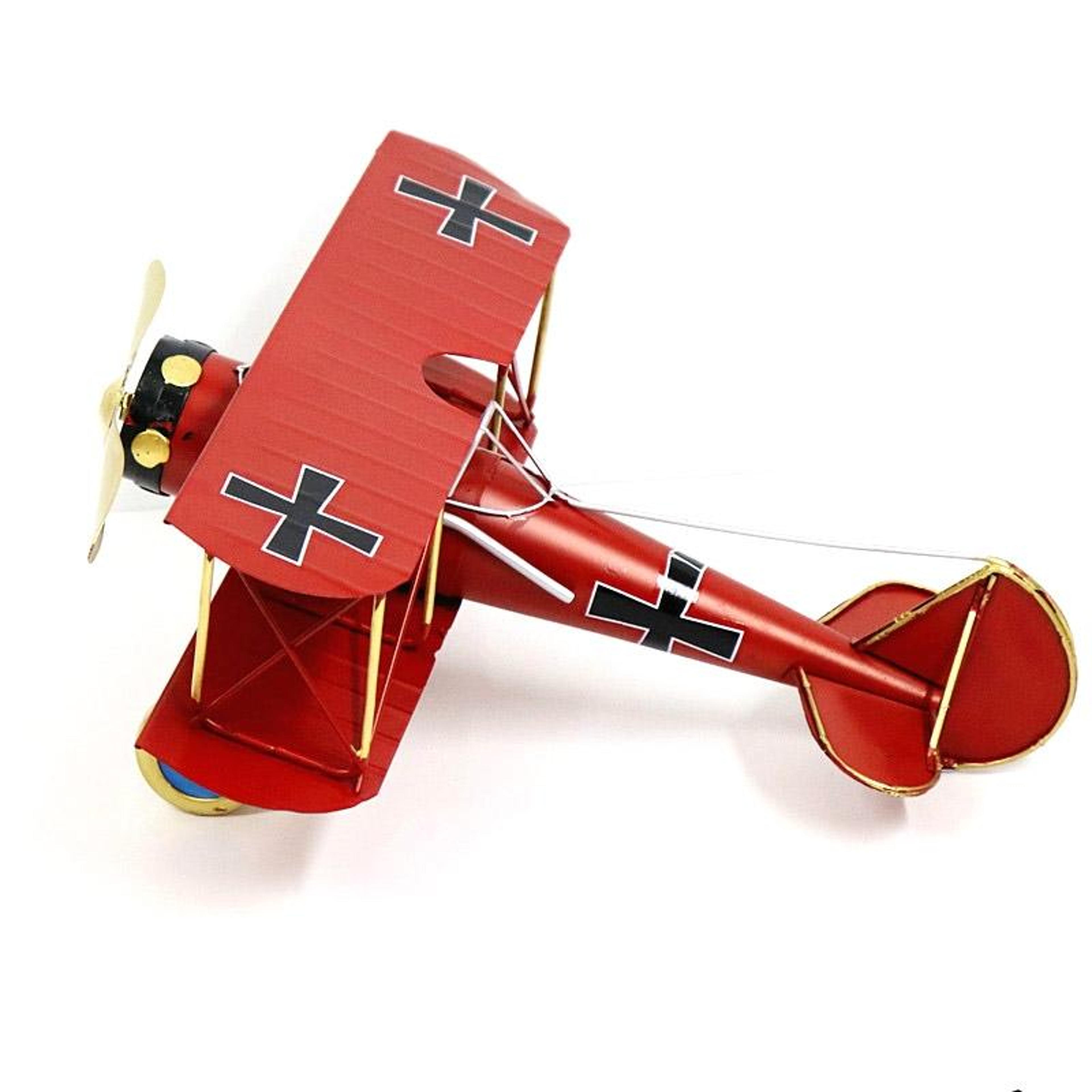 vintage wrought iron aircraft model retro airplane decor collectible display piece