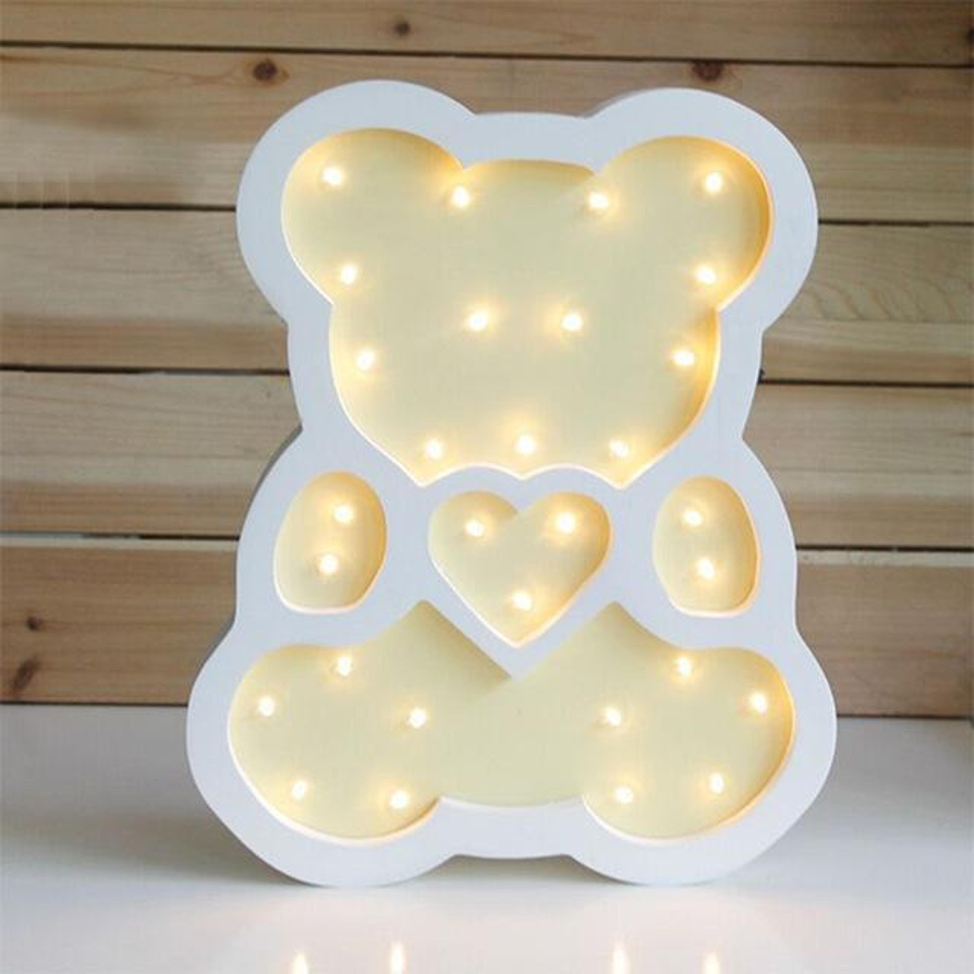 glownest wooden led night light for kids bedroom warm bedside wall lamp