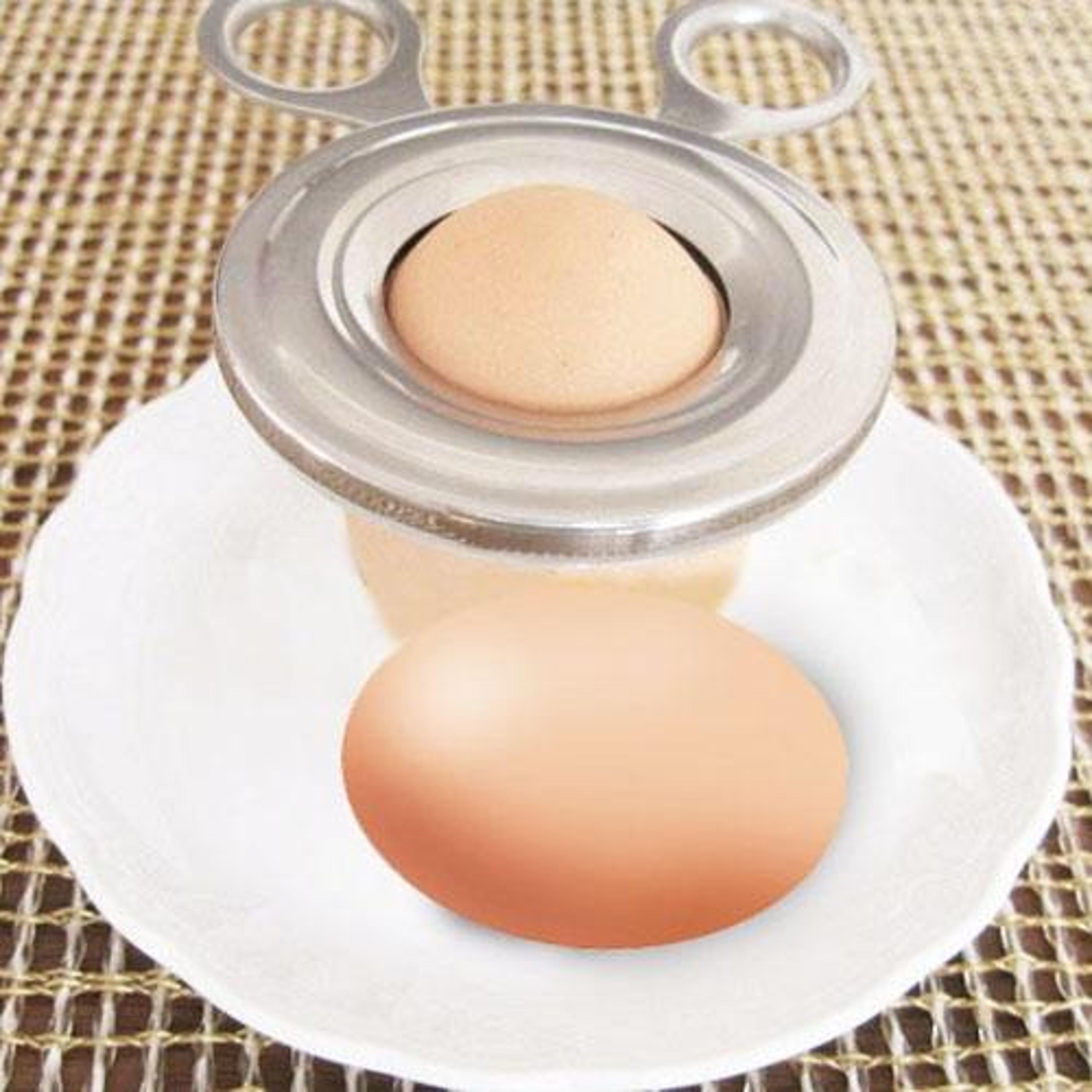 precision stainless steel egg shell cutter & boiled egg opener kitchen tool