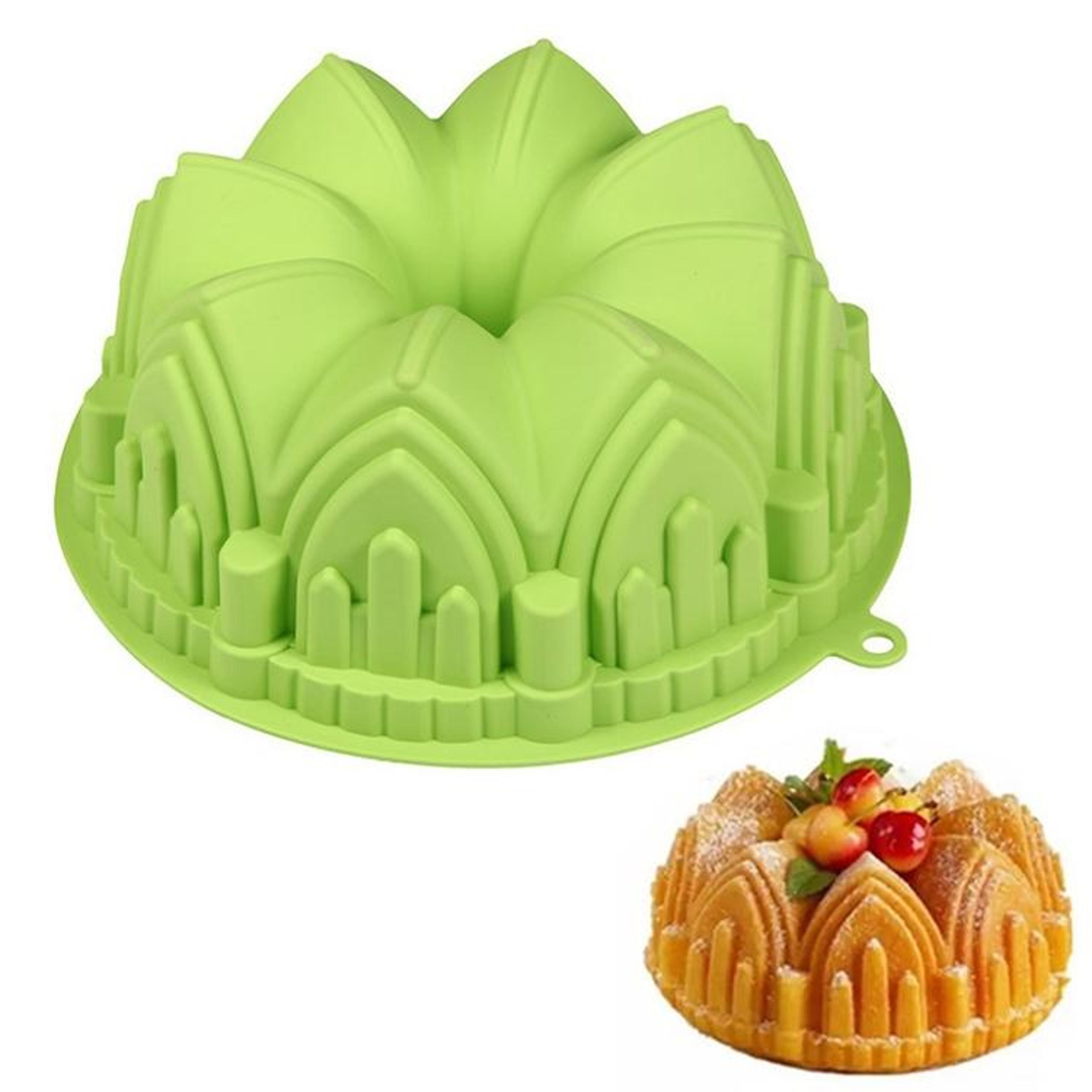 royal crown silicone cake mold for elegant desserts, chocolate treats & baking creations