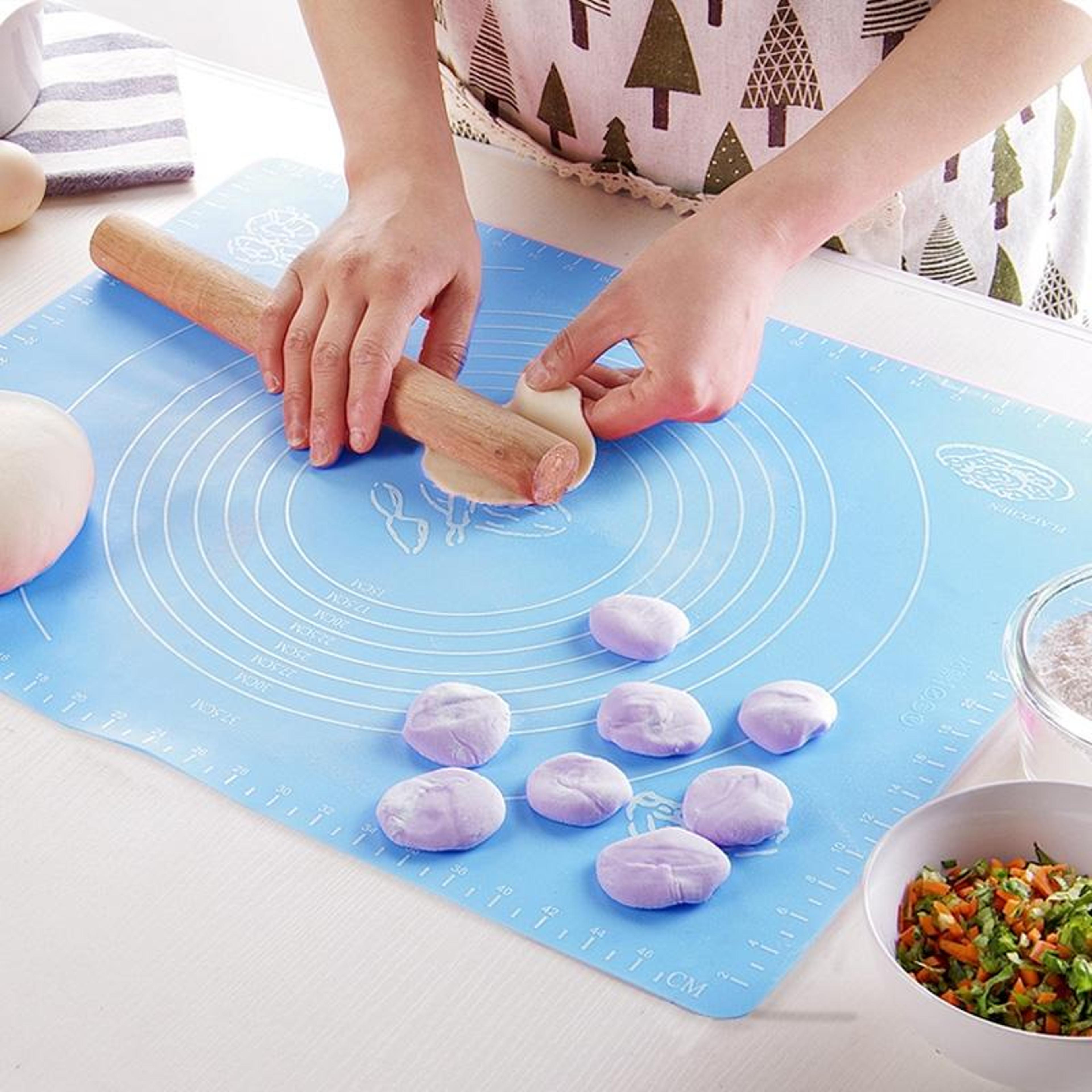 flexbake silicone dough mat & heat resistant baking pad