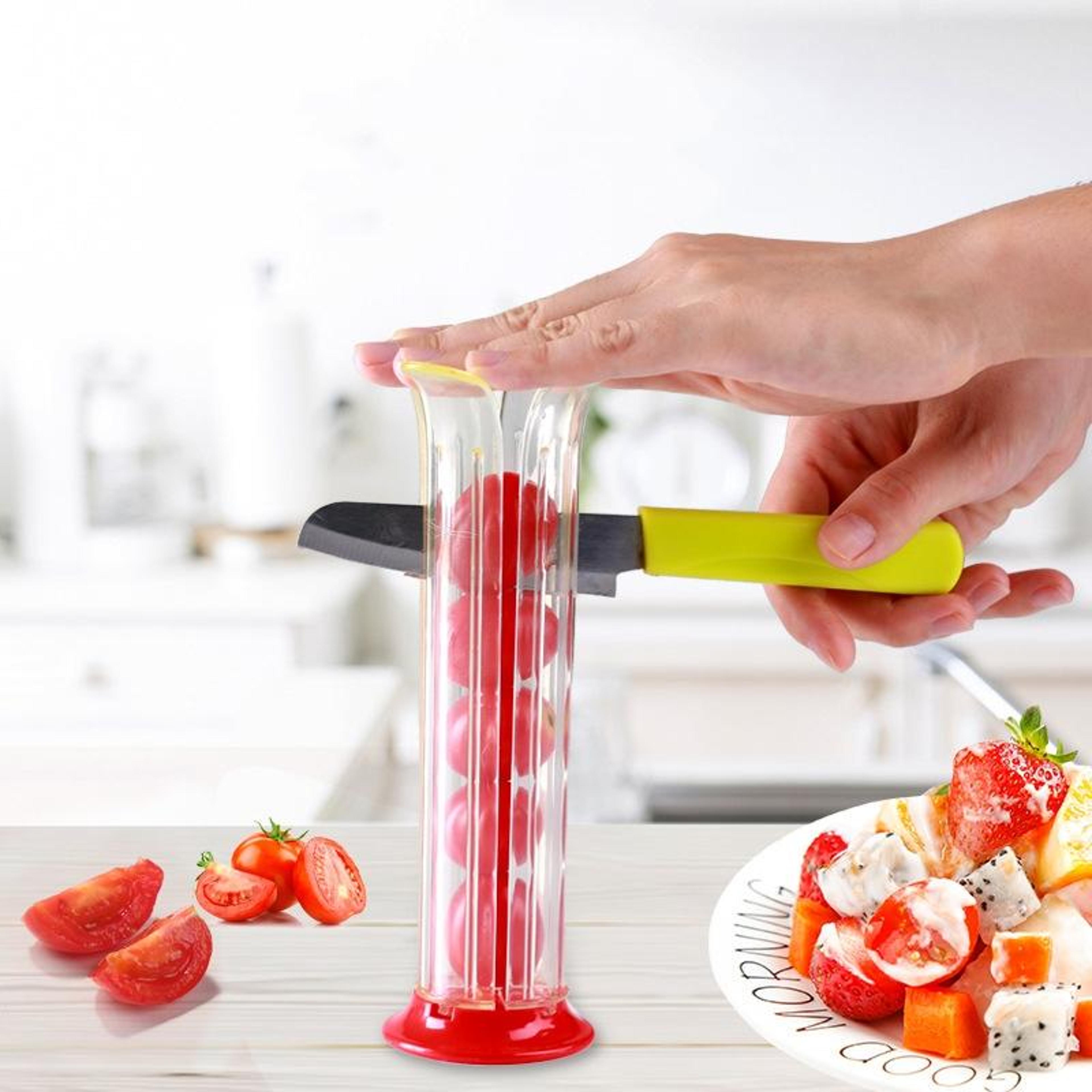 quickslice fruit cutter for grapes, strawberries & cherry tomatoes