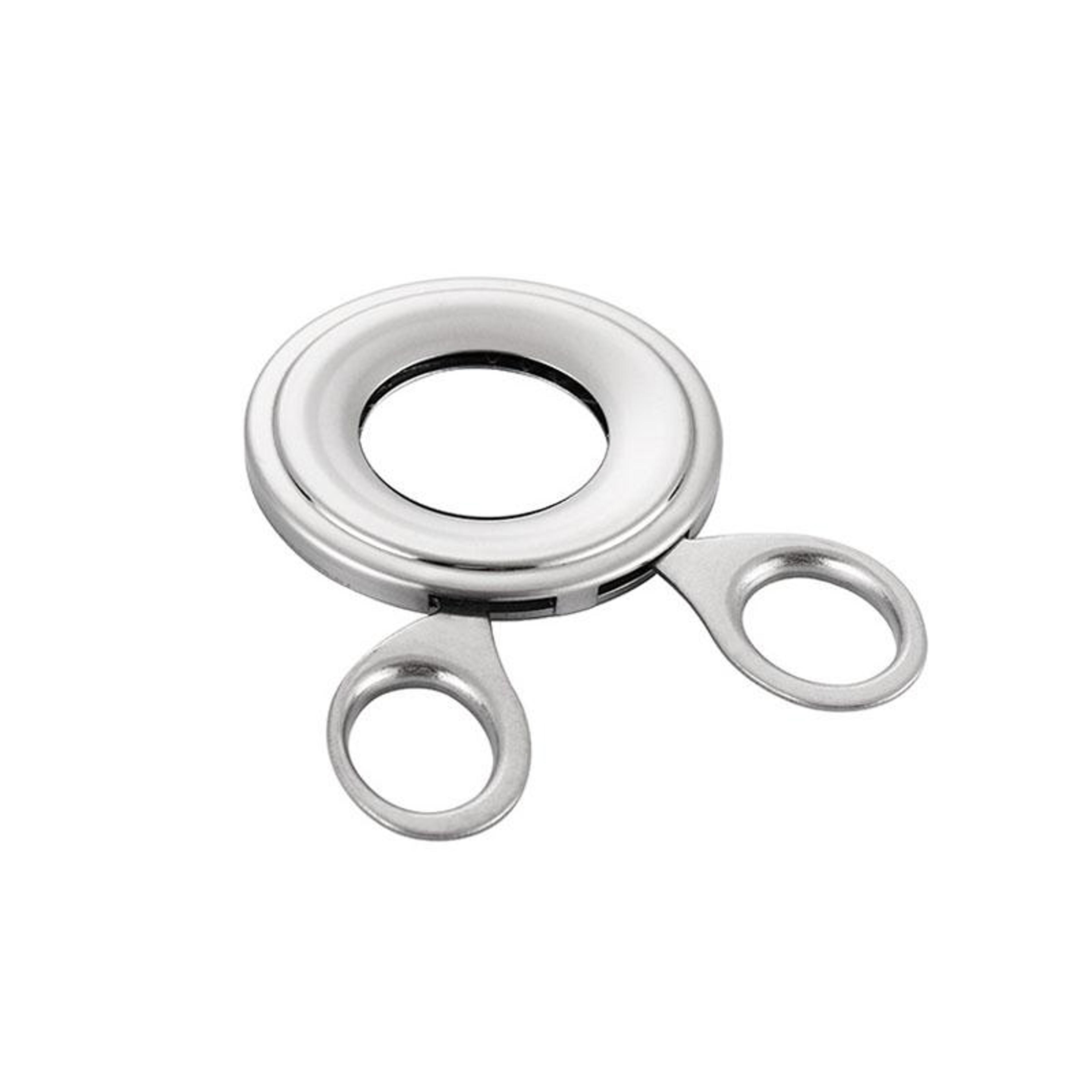 precisionedge stainless steel egg shell cutter & egg opener tool for clean, mess-free cracking