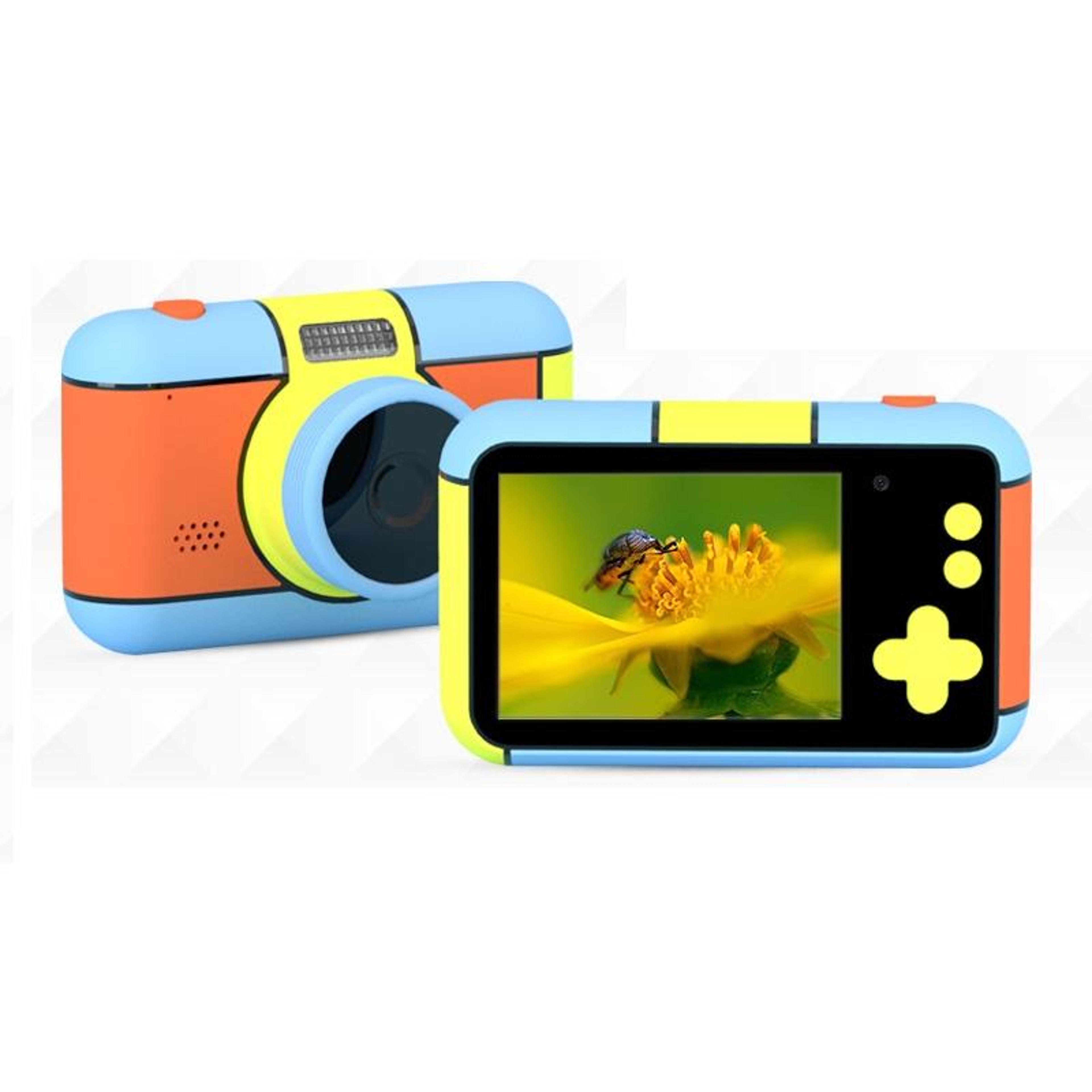 kids dual lens mini camera hd digital camera with selfie flash & creative filters
