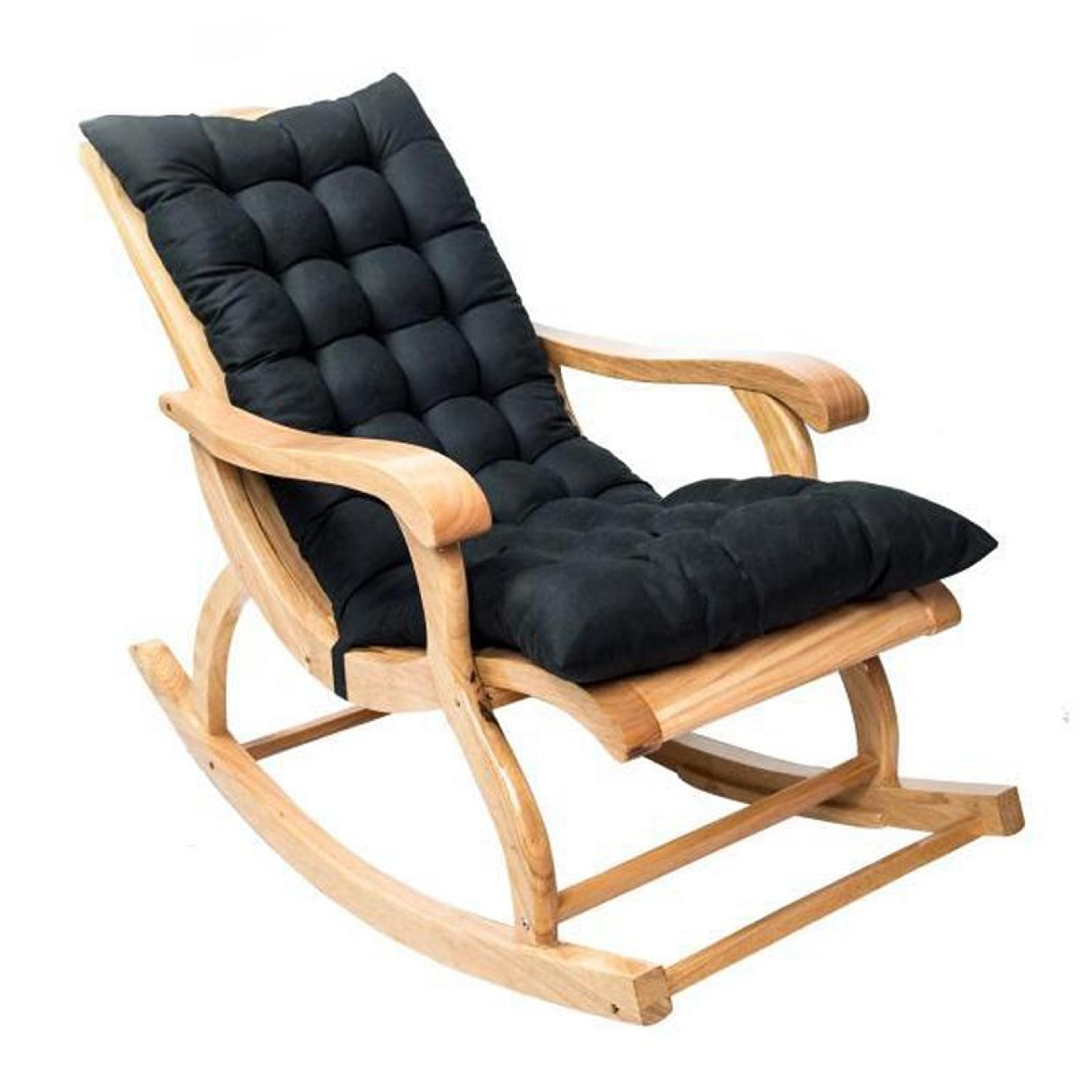 premium garden lounger cushion outdoor chair & rattan backrest comfort cushion