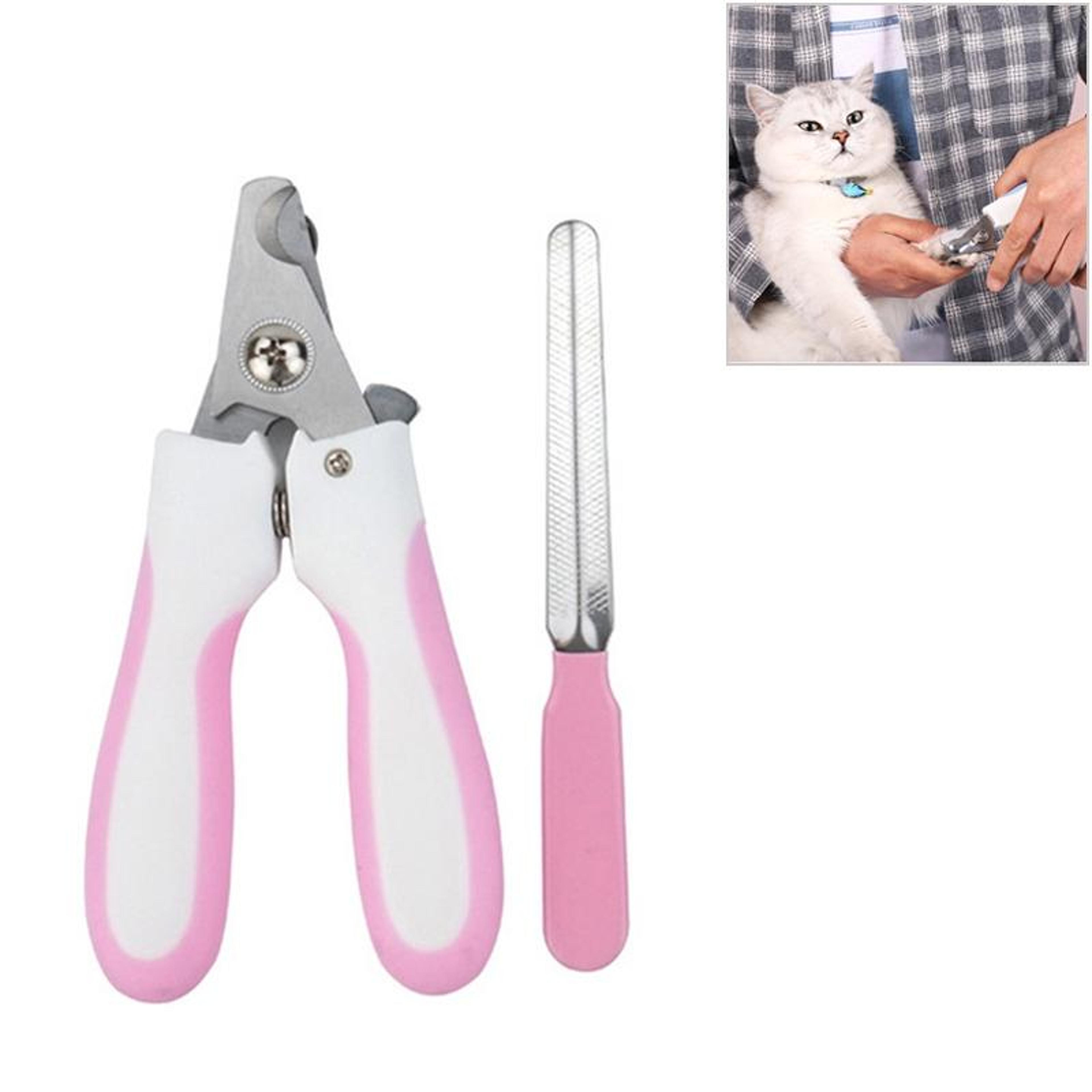pawsome glow professional pet nail clippers and polisher set for small dogs and cats