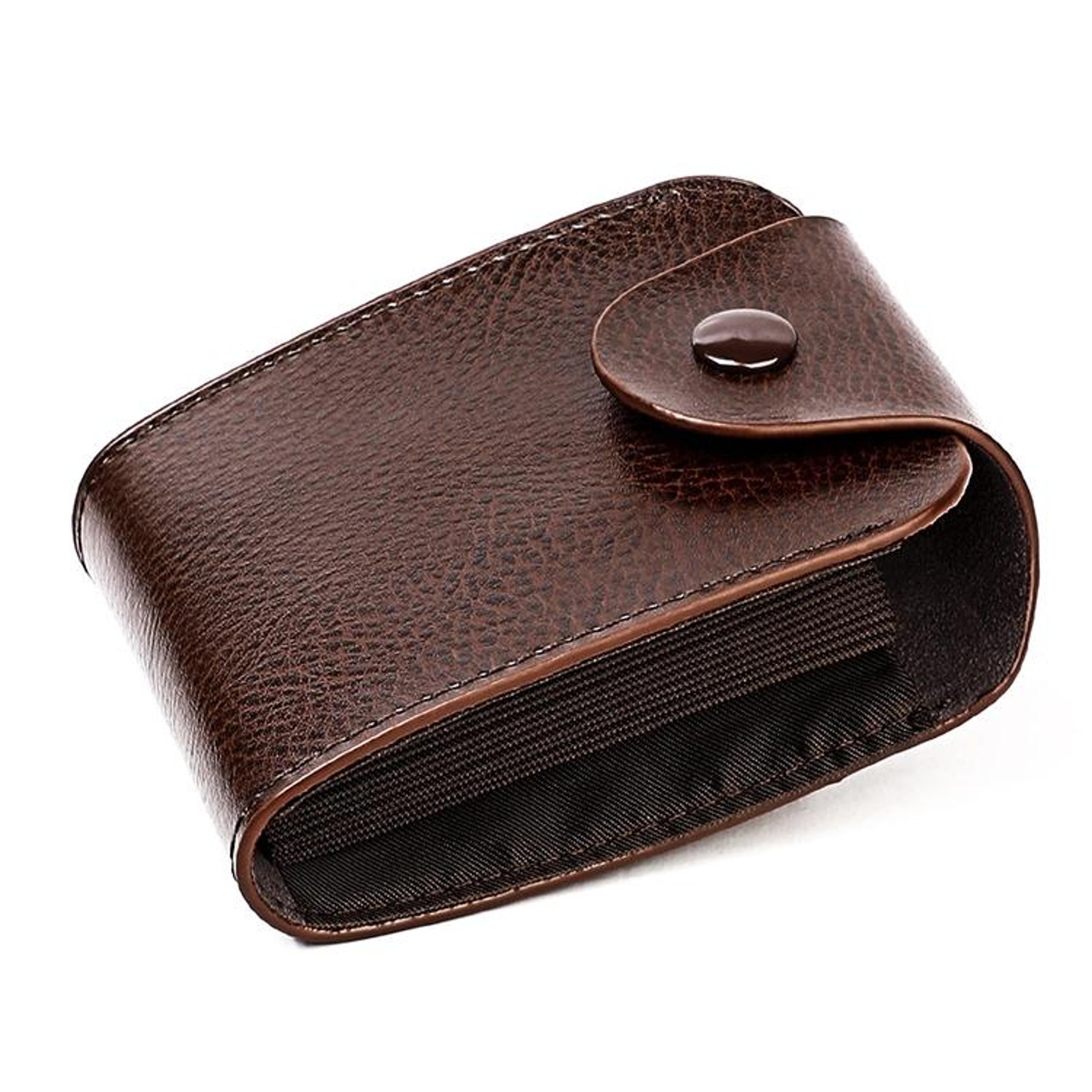 genuine leather rfid card holder wallet with bill compartment