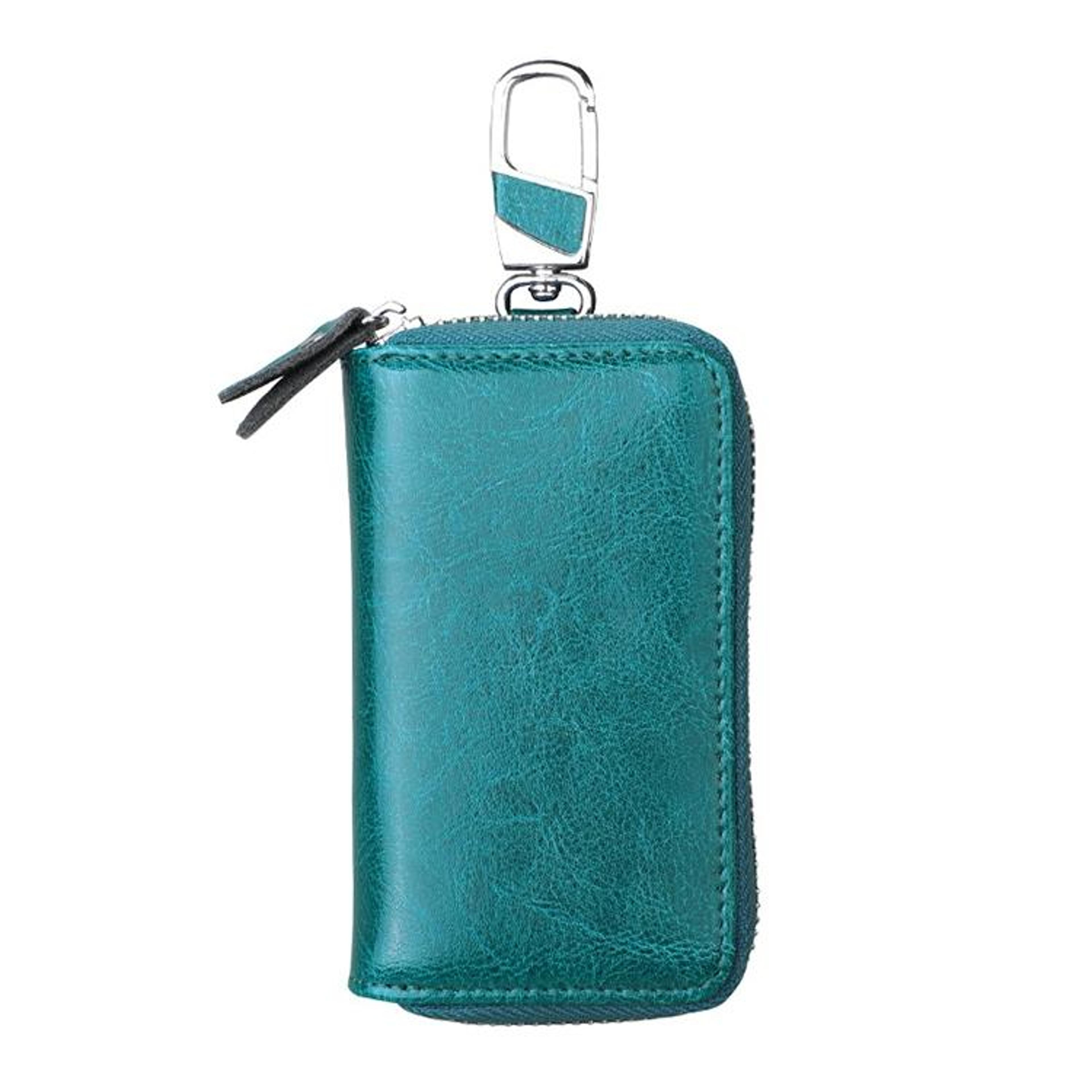 heritage leather waist key wallet and card pouch