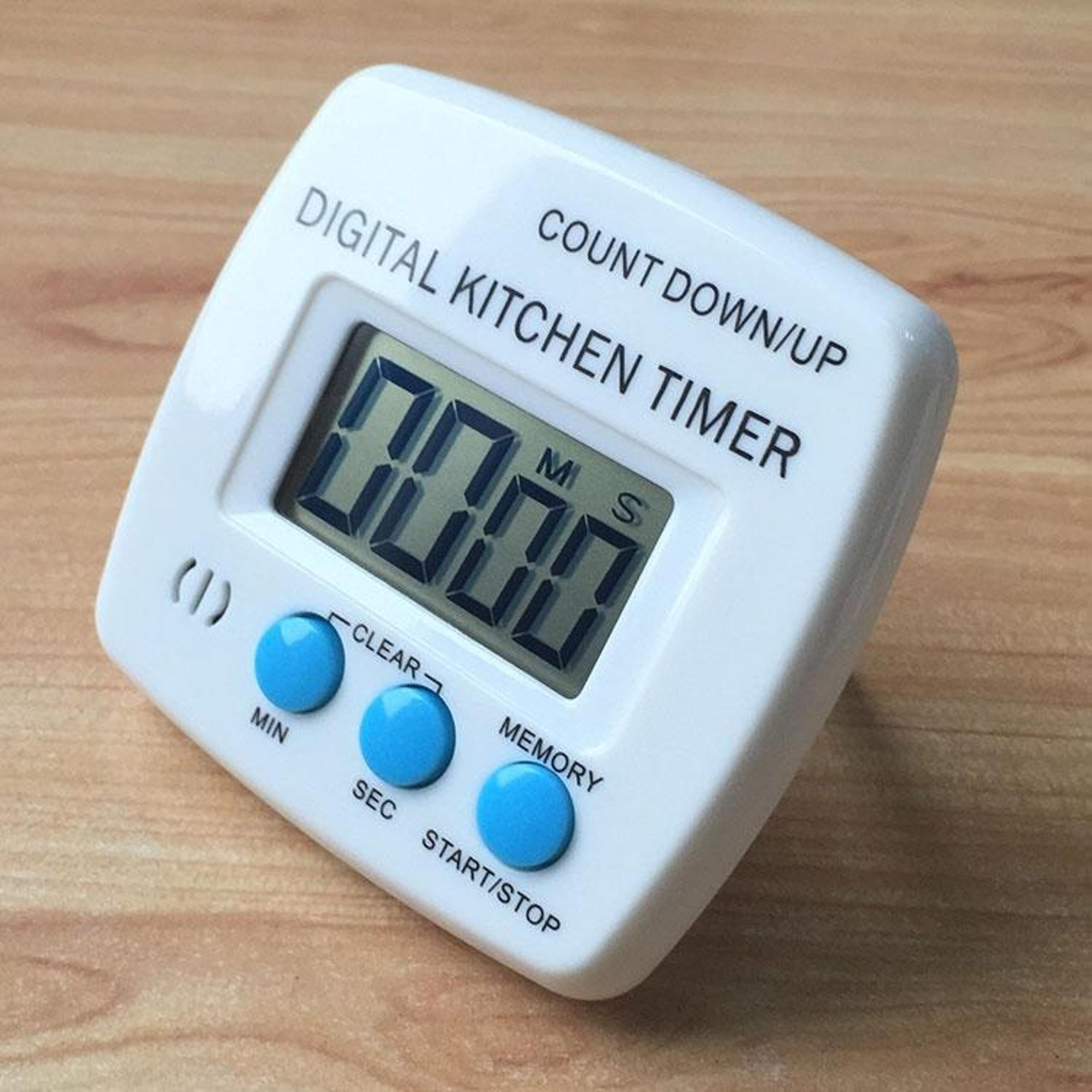 precision magnetic digital kitchen timer with loud alarm and lcd screen