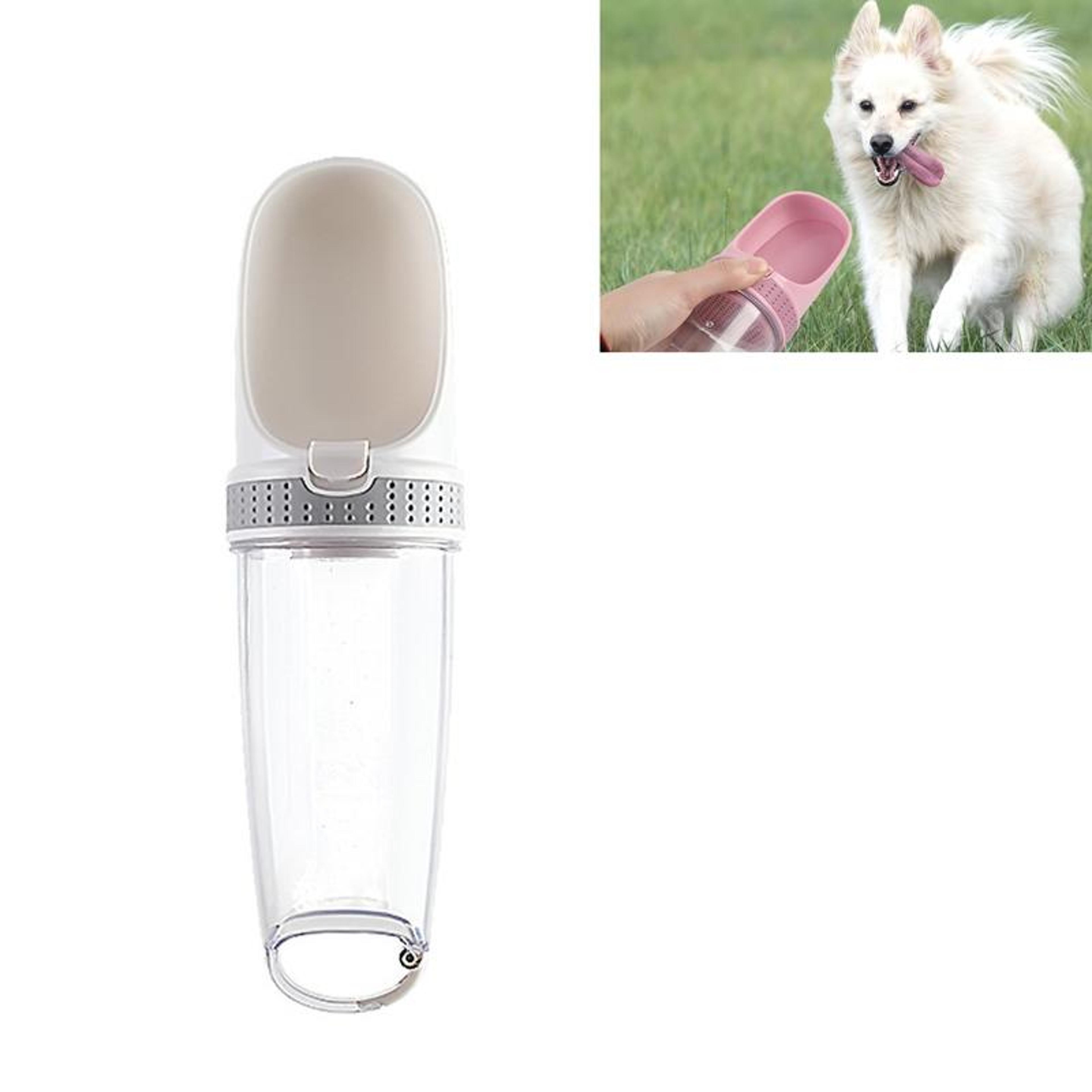 portable pet water dispenser bottle outdoor dog & cat travel water fountain 500ml