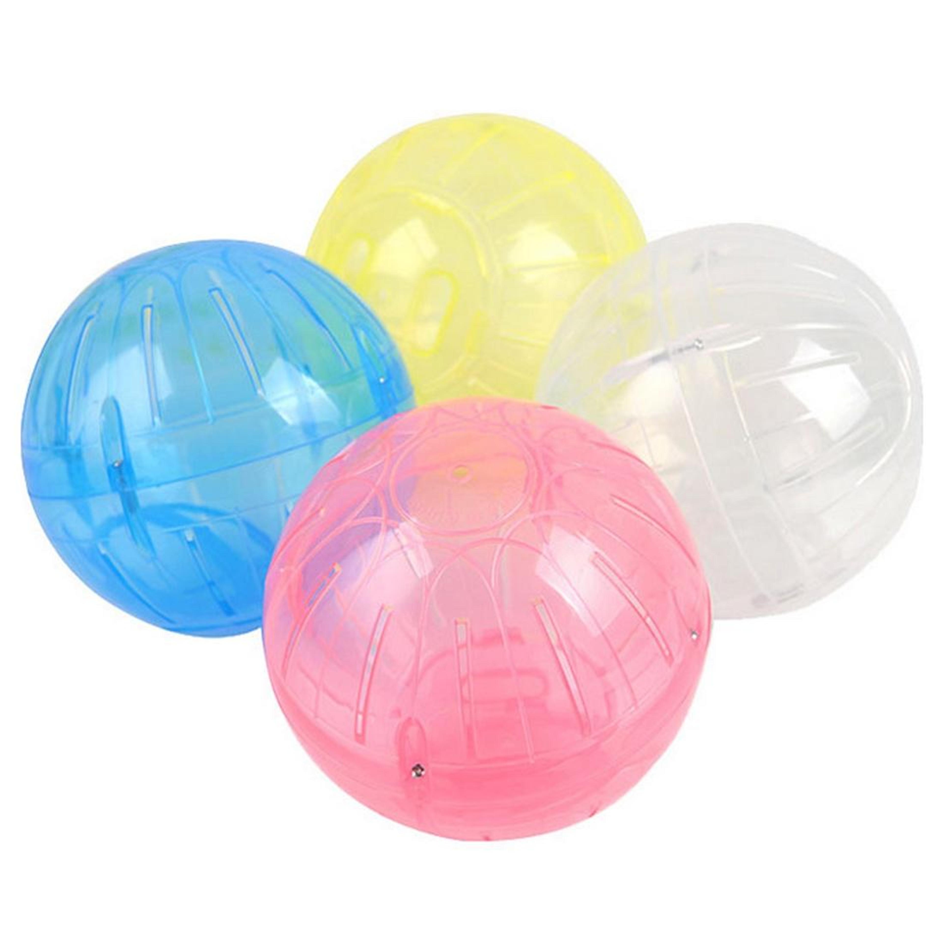 hamster exercise ball with secure lock lid & ventilation holes for small pets 14.5cm