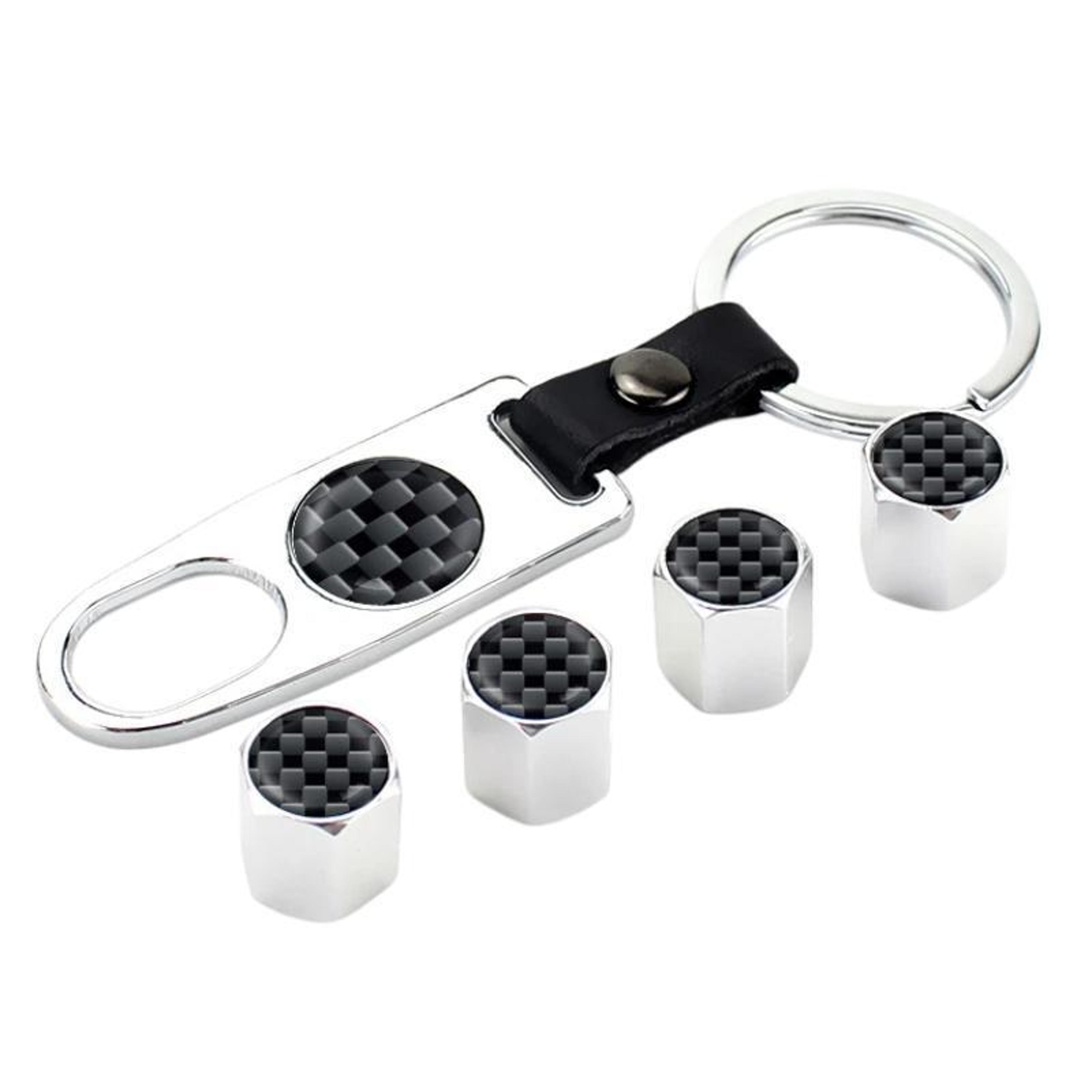 carbon fiber tire valve stem caps universal air seal wheel valve covers