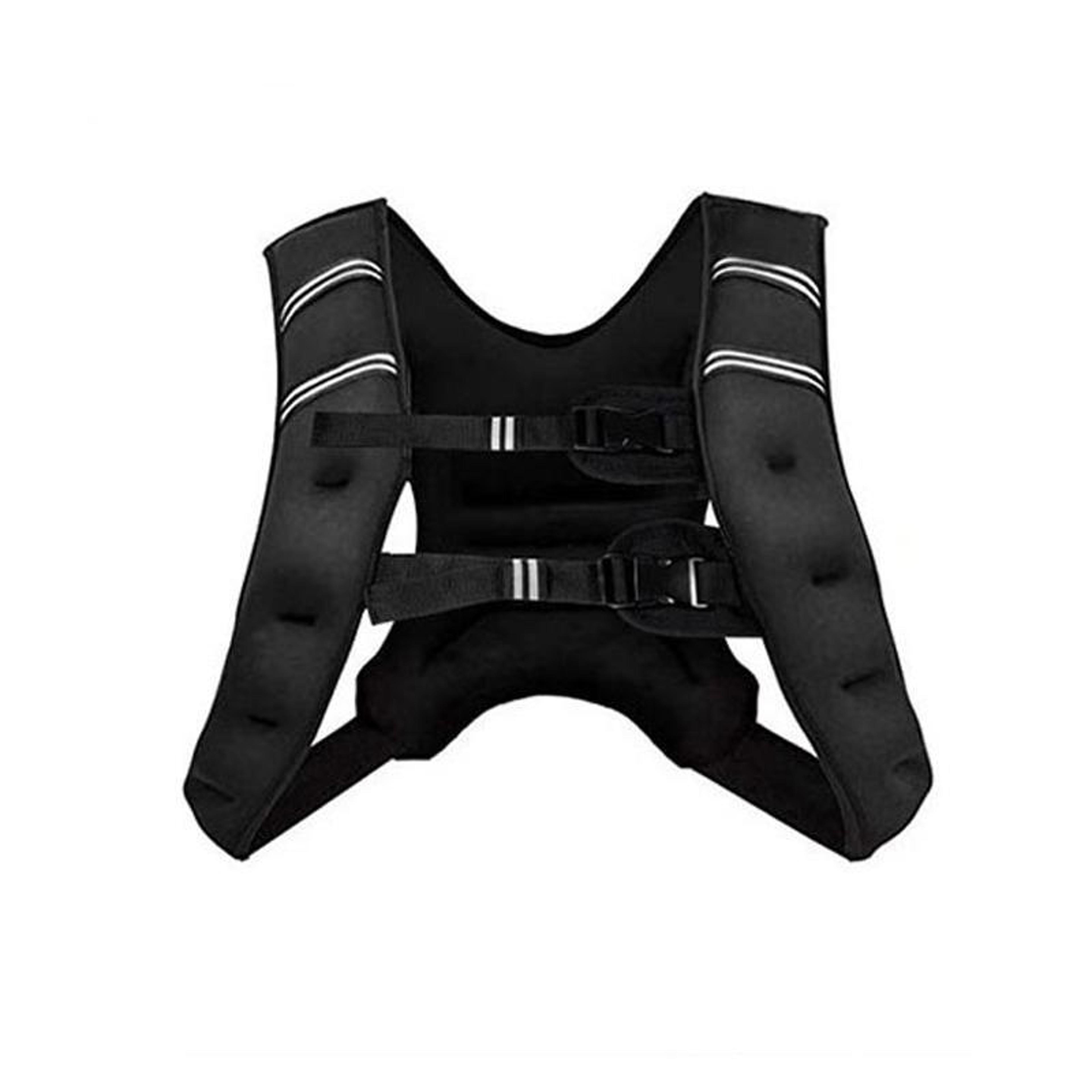 reflective weighted training vest 3kg adjustable fitness vest for running strength workouts