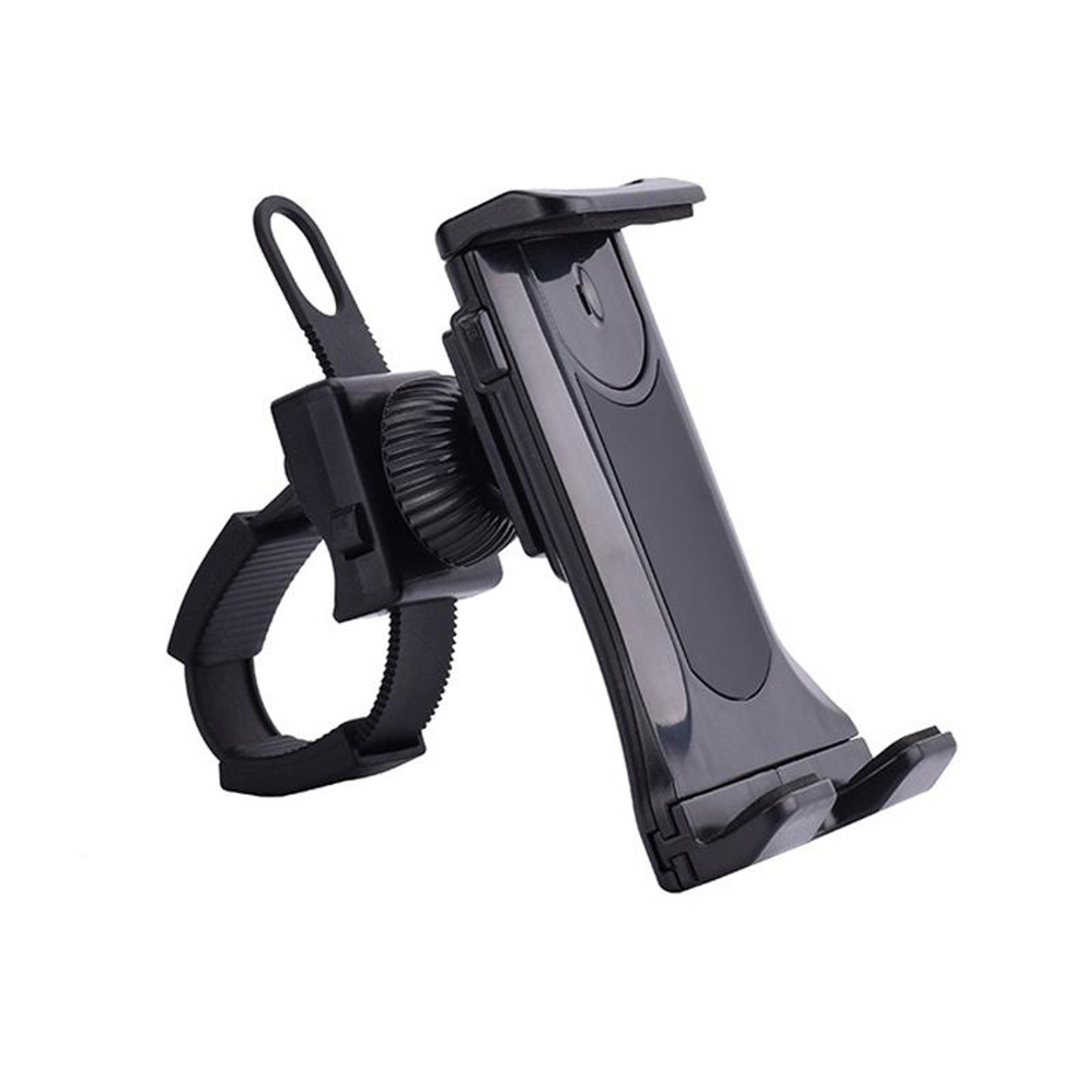 universal 360° bike & motorcycle phone tablet holder mount for bicycles, strollers & fitness equipment