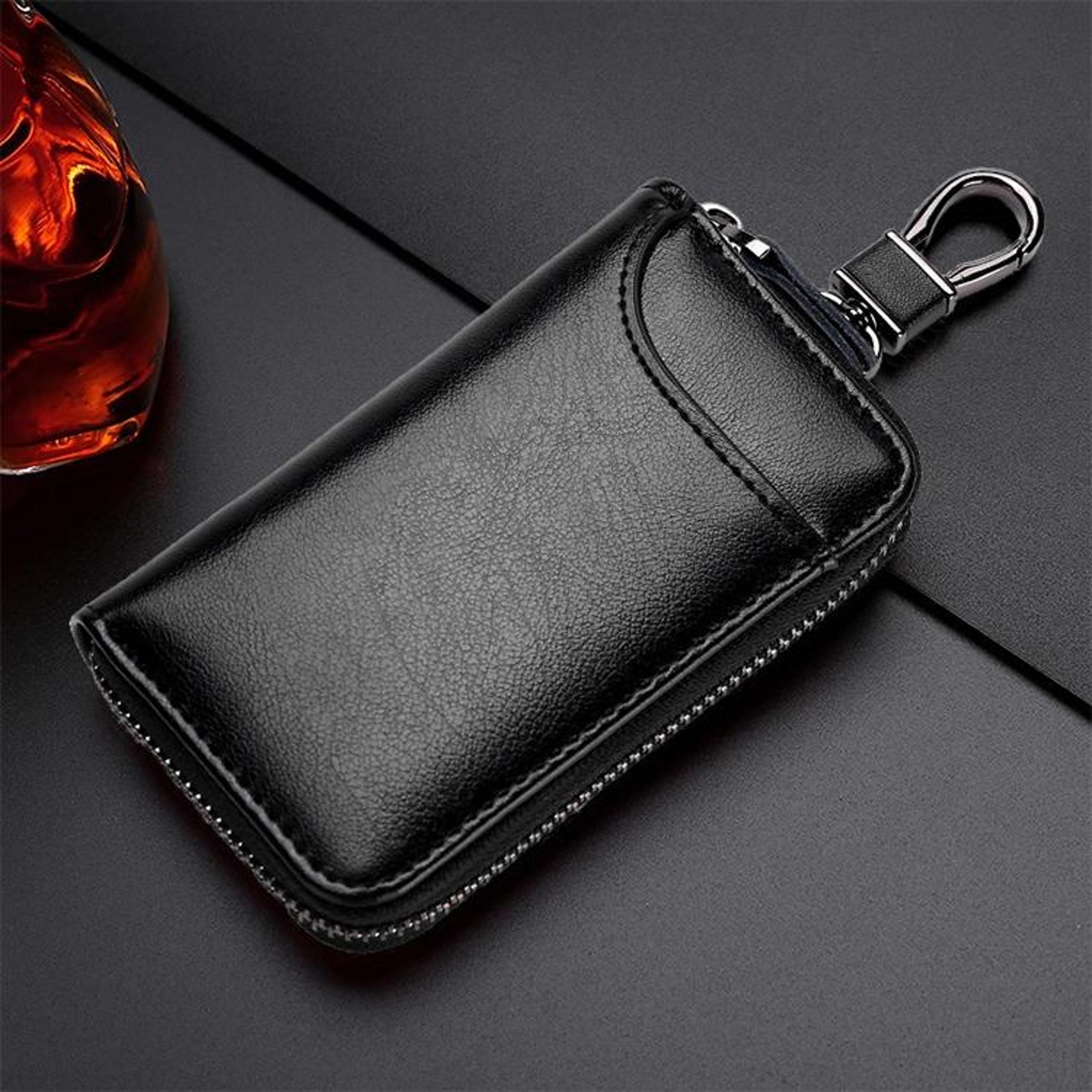 premium leather key holder waist wallet multi function belt bag for men & women