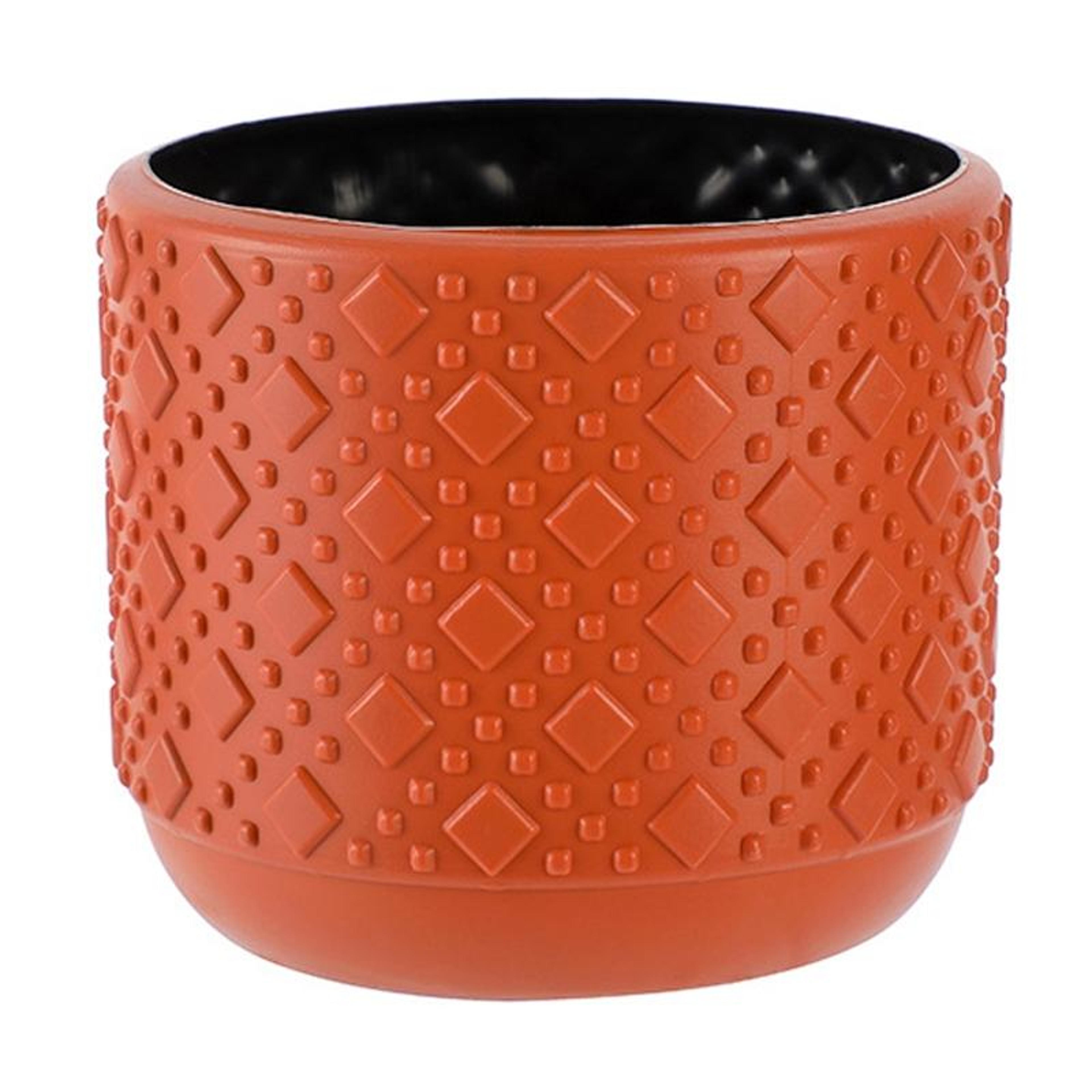 modern sculpted pe flower vase decorative faux ceramic floral arrangement pot