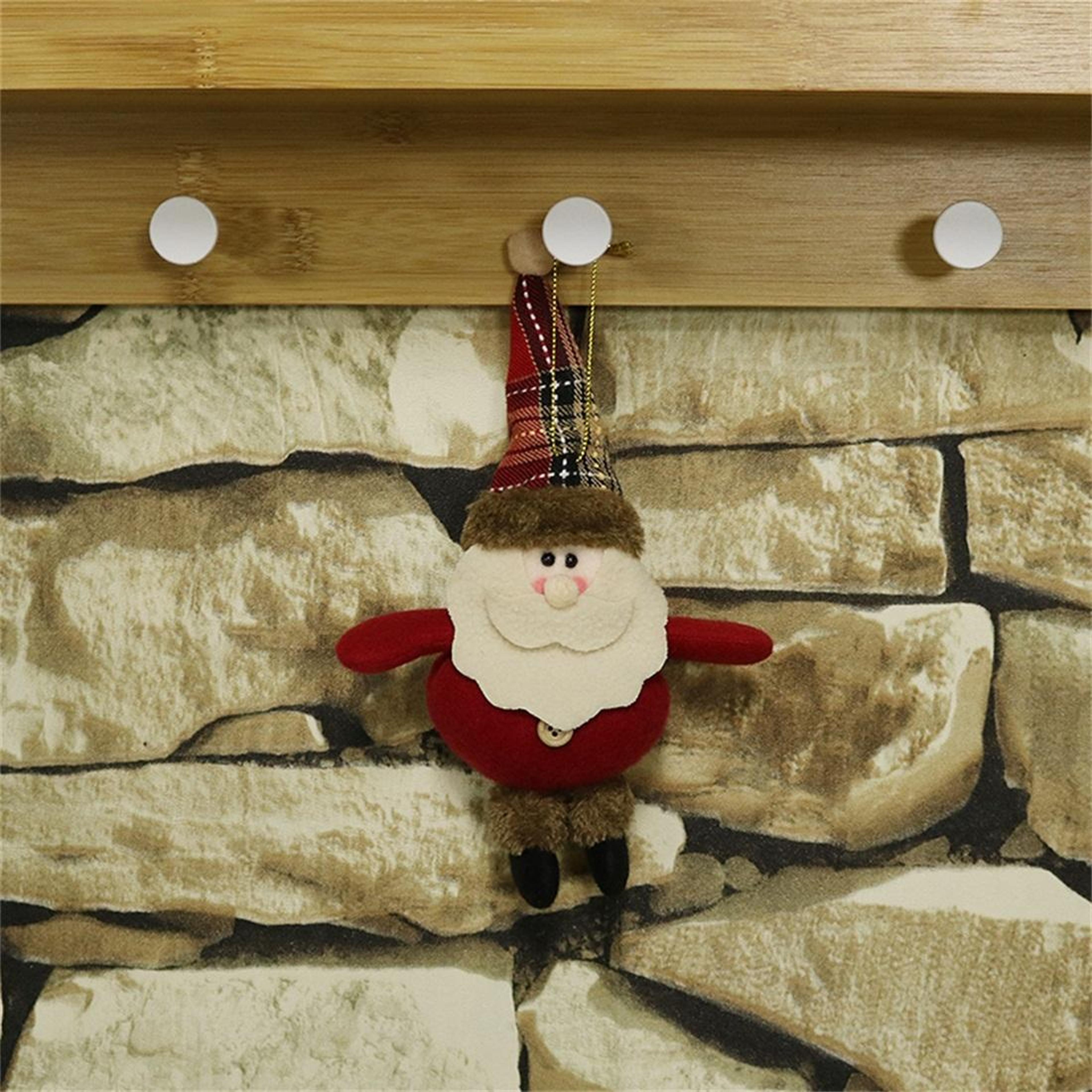 cozy santa christmas tree ornament hanging doll decoration for festive home decor