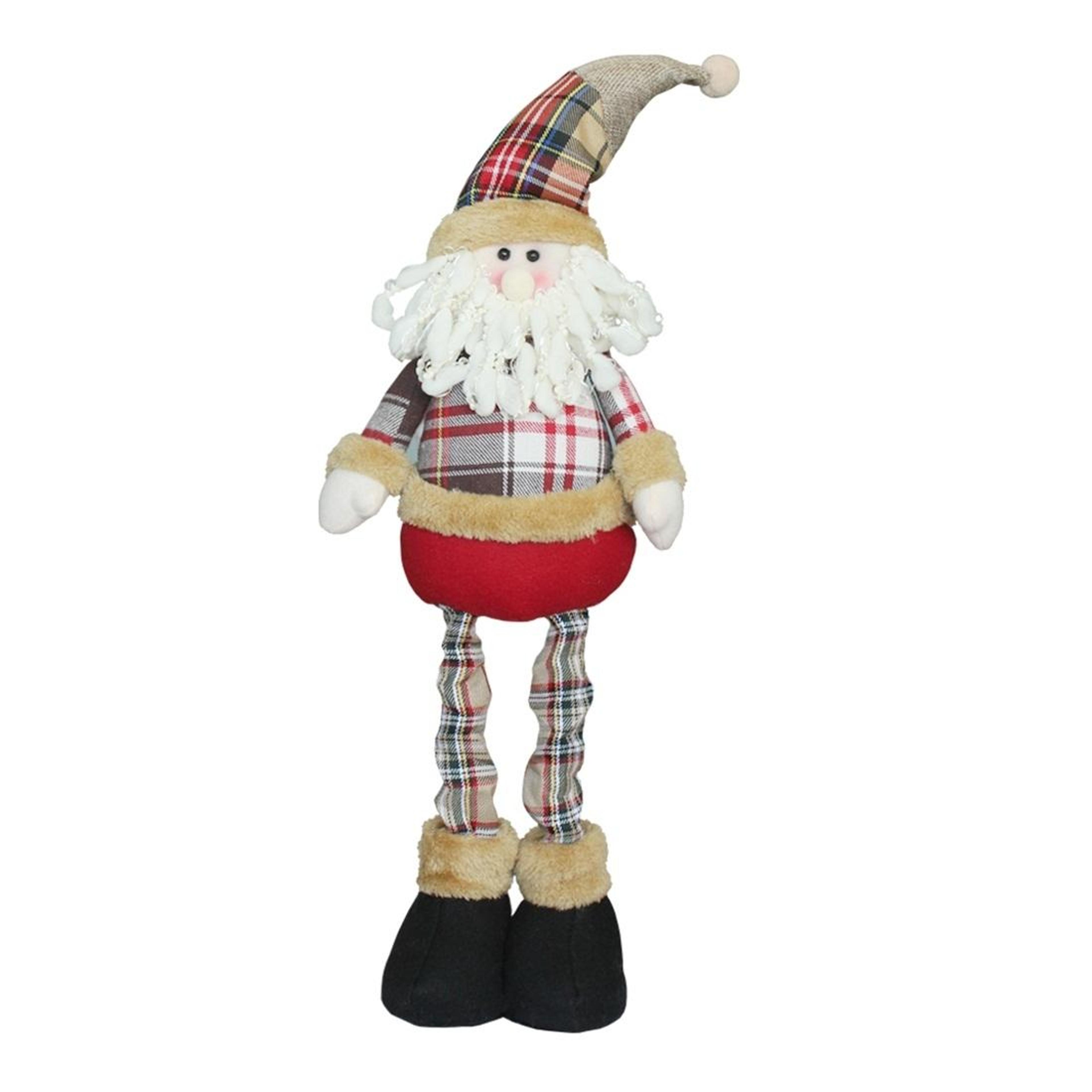 telescopic santa window hanging doll christmas decoration for home & holiday display