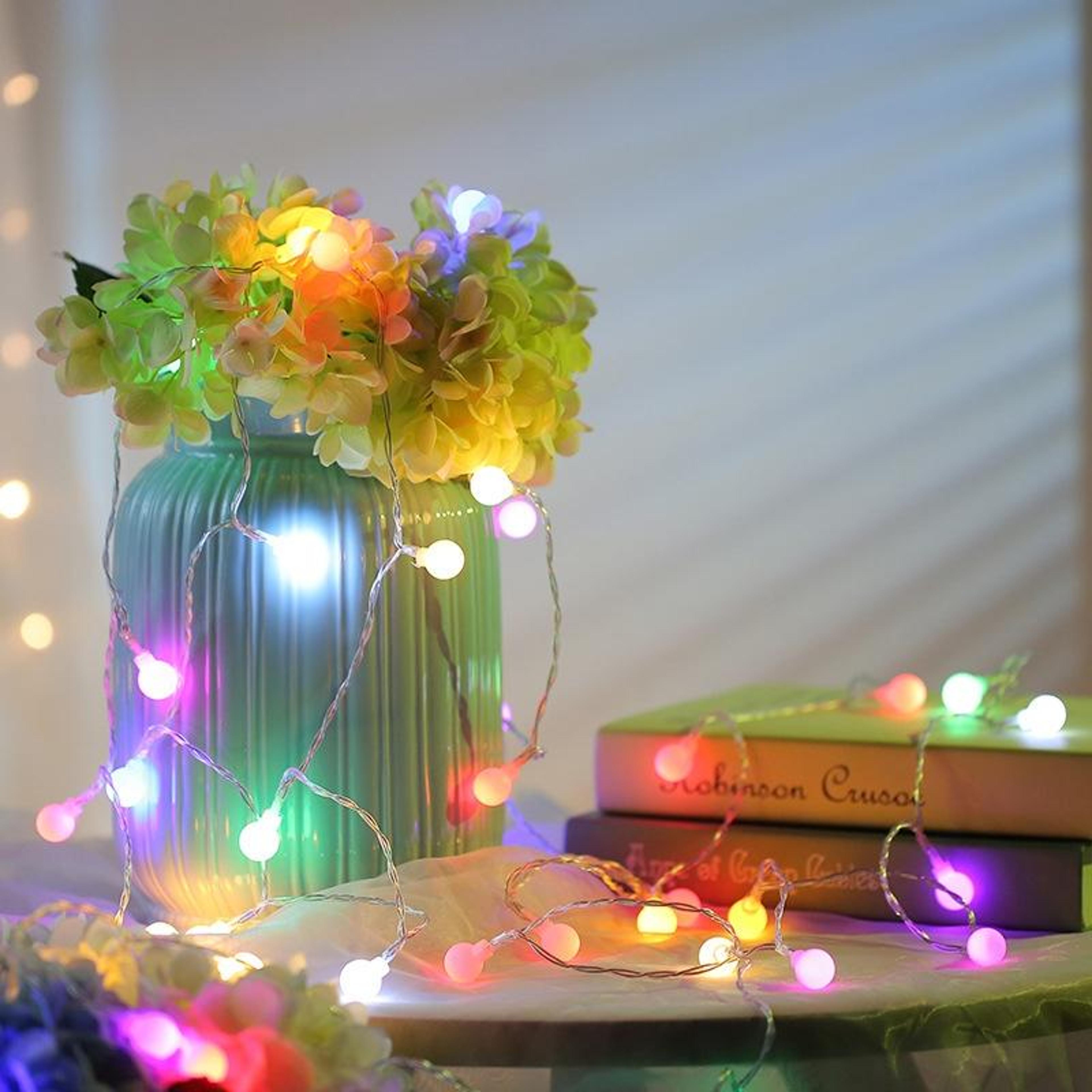 connectable led string lights for garden, party & christmas decor