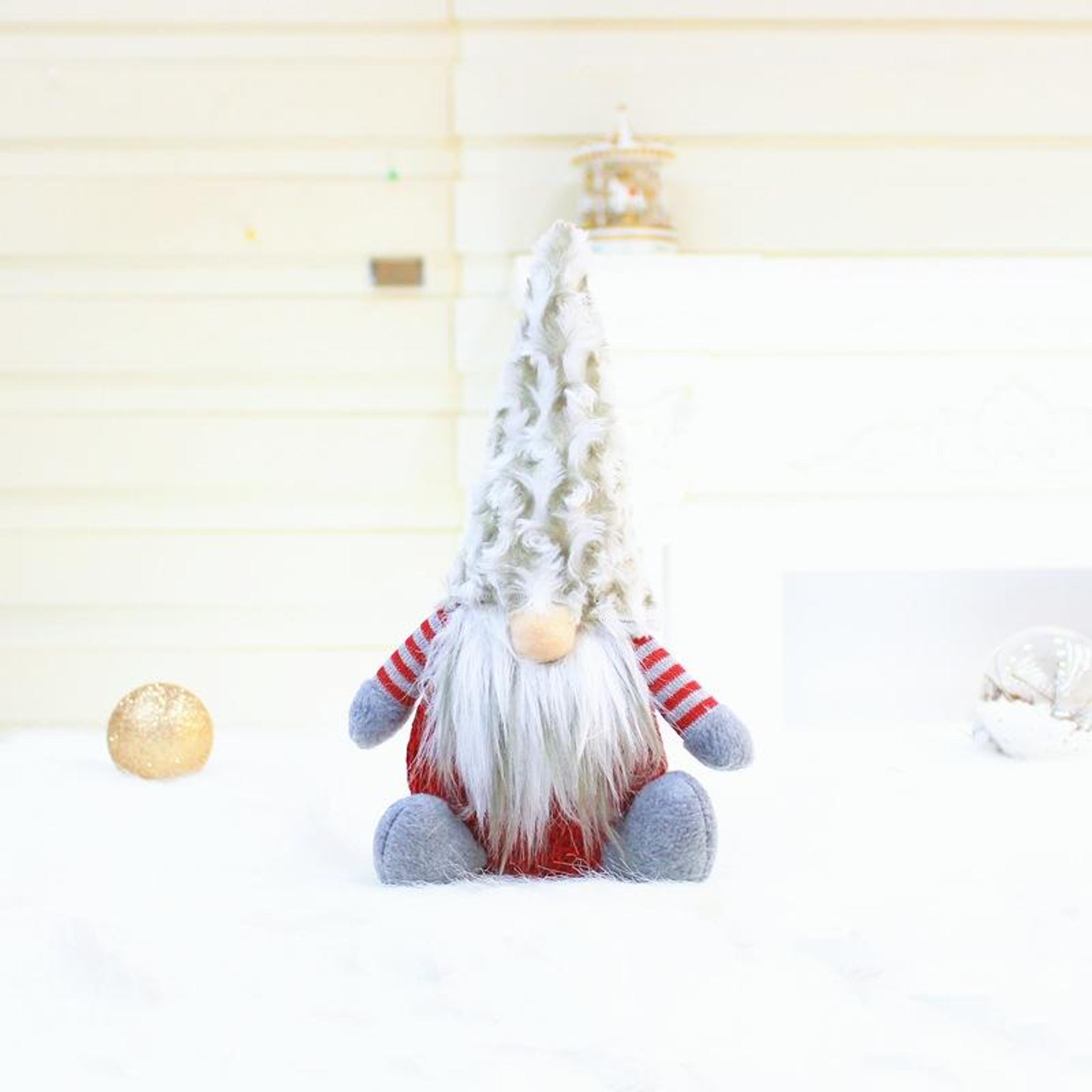 faceless santa gnome christmas decoration plush doll holiday gift