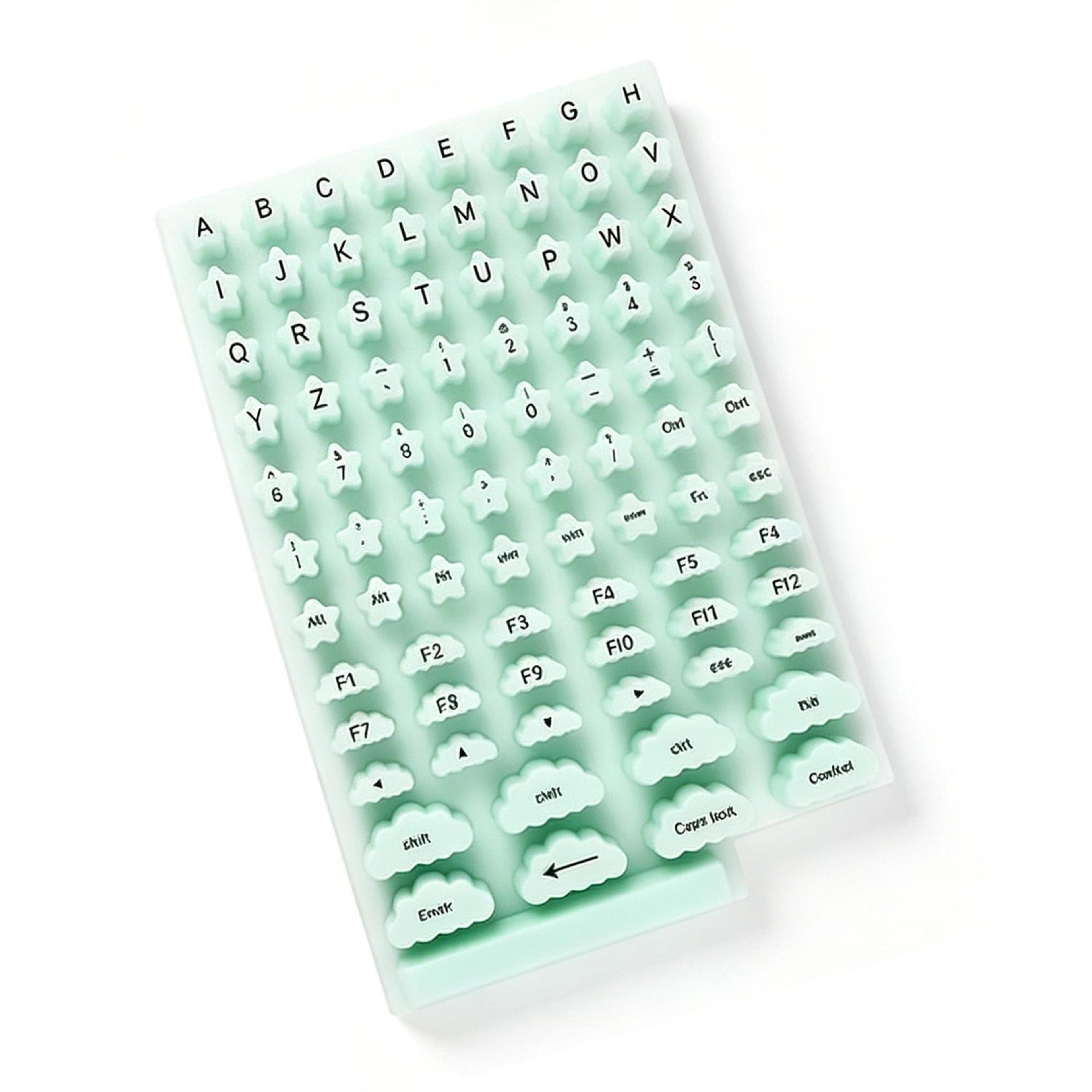 long nail typing keycaps silicone keyboard covers for comfortable quiet typing
