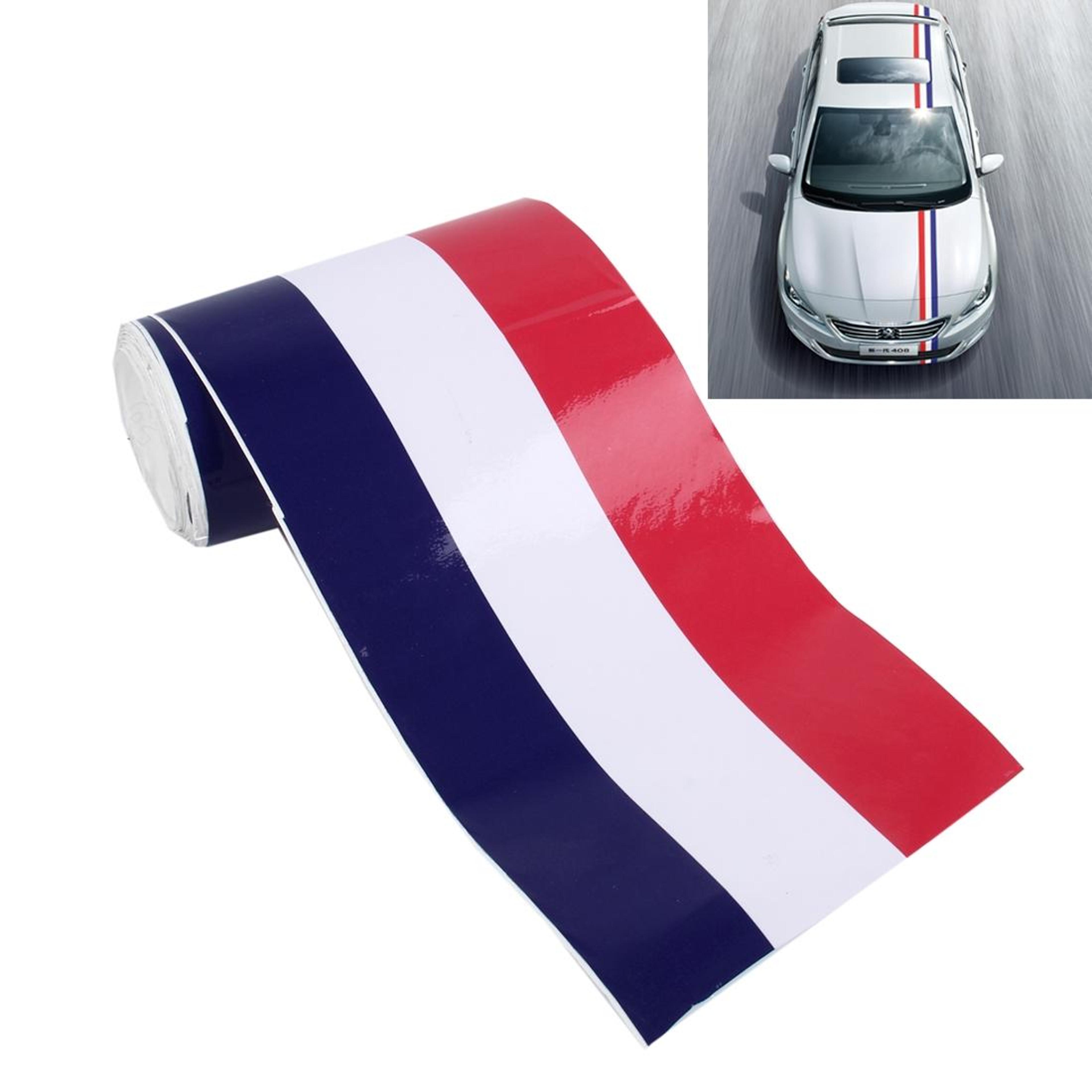 french flag car wrap decal film waterproof self adhesive vehicle sticker
