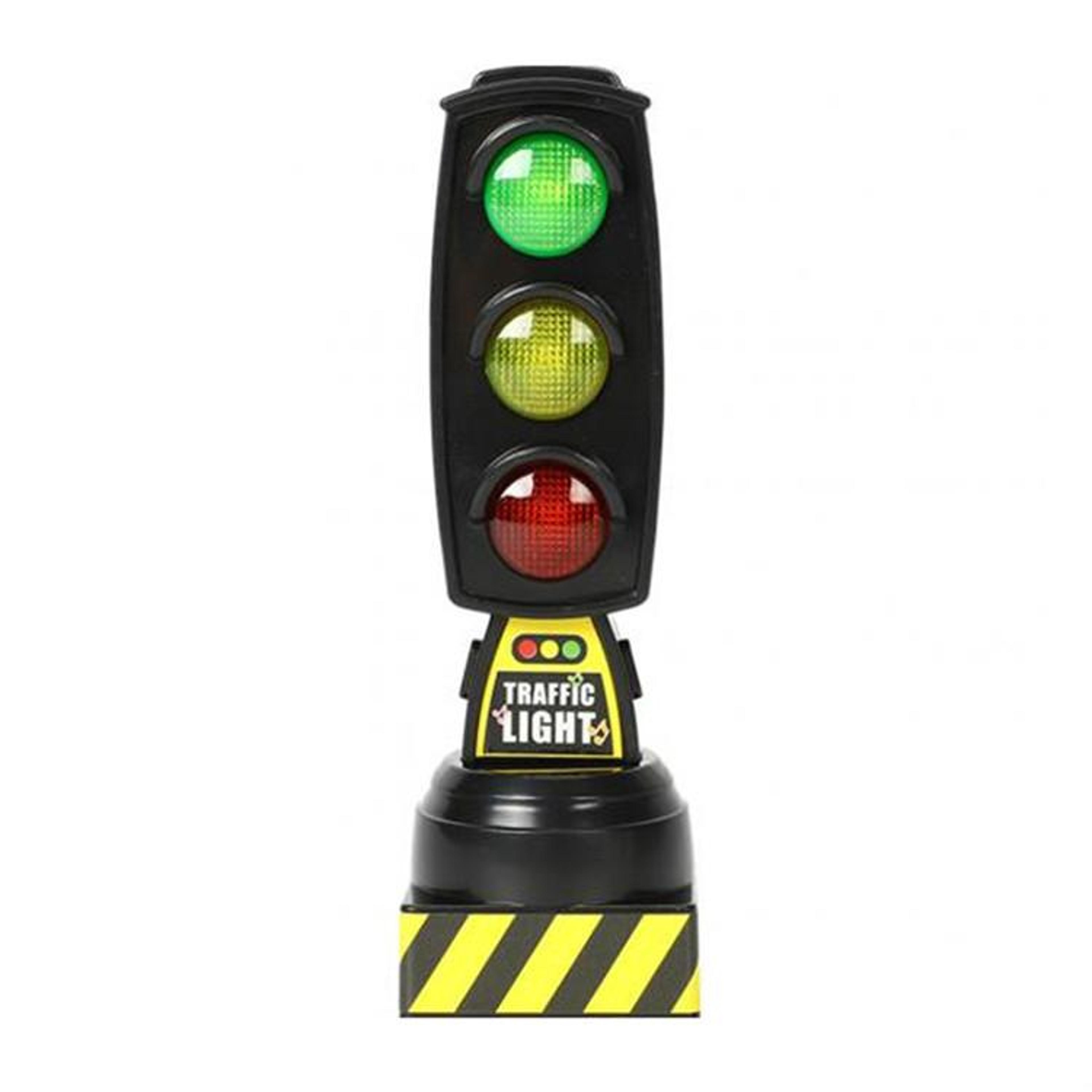 kids interactive traffic light toy with lights & music educational pretend play signal