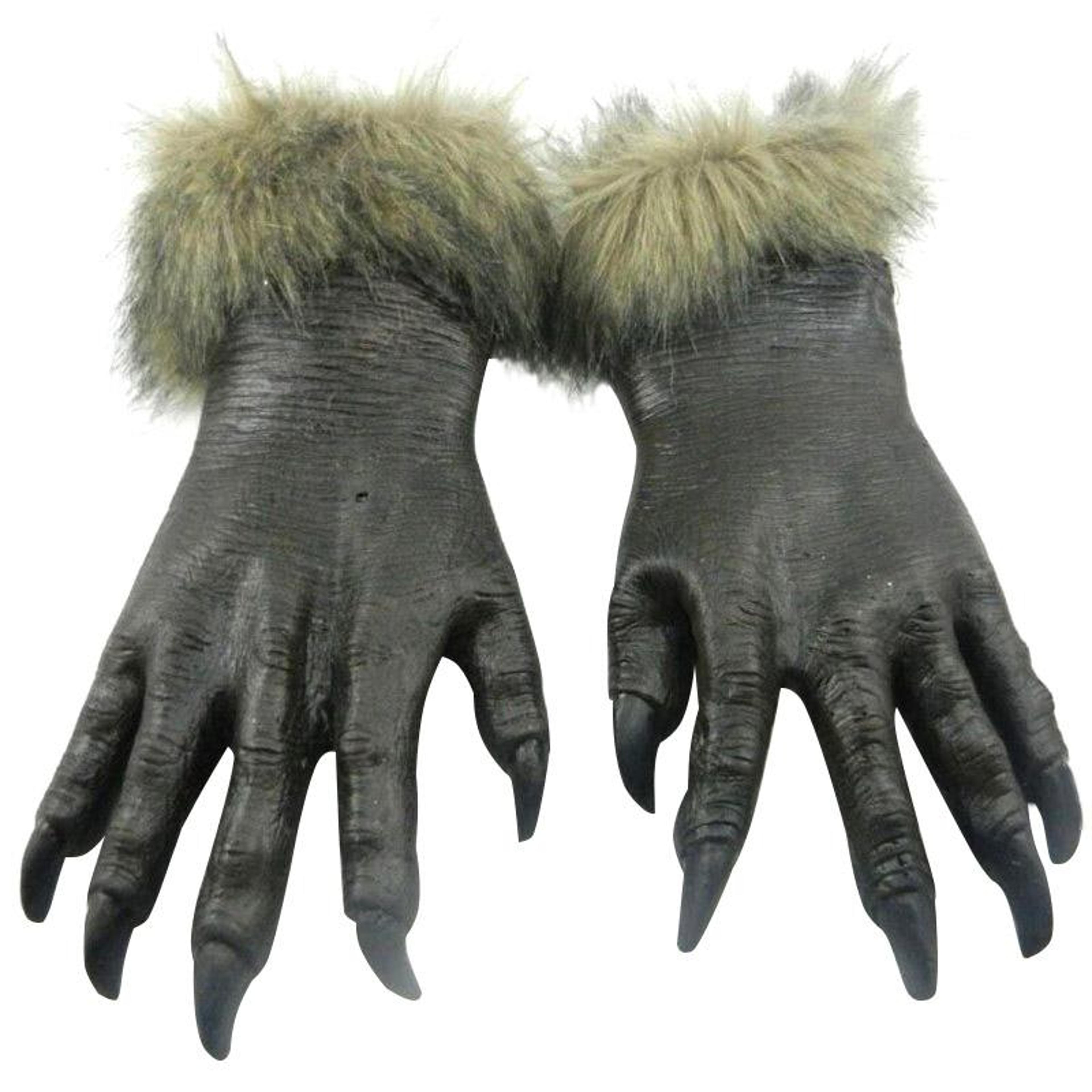 werewolf costume gloves halloween wolf paw latex gloves for masquerade parties & cosplay