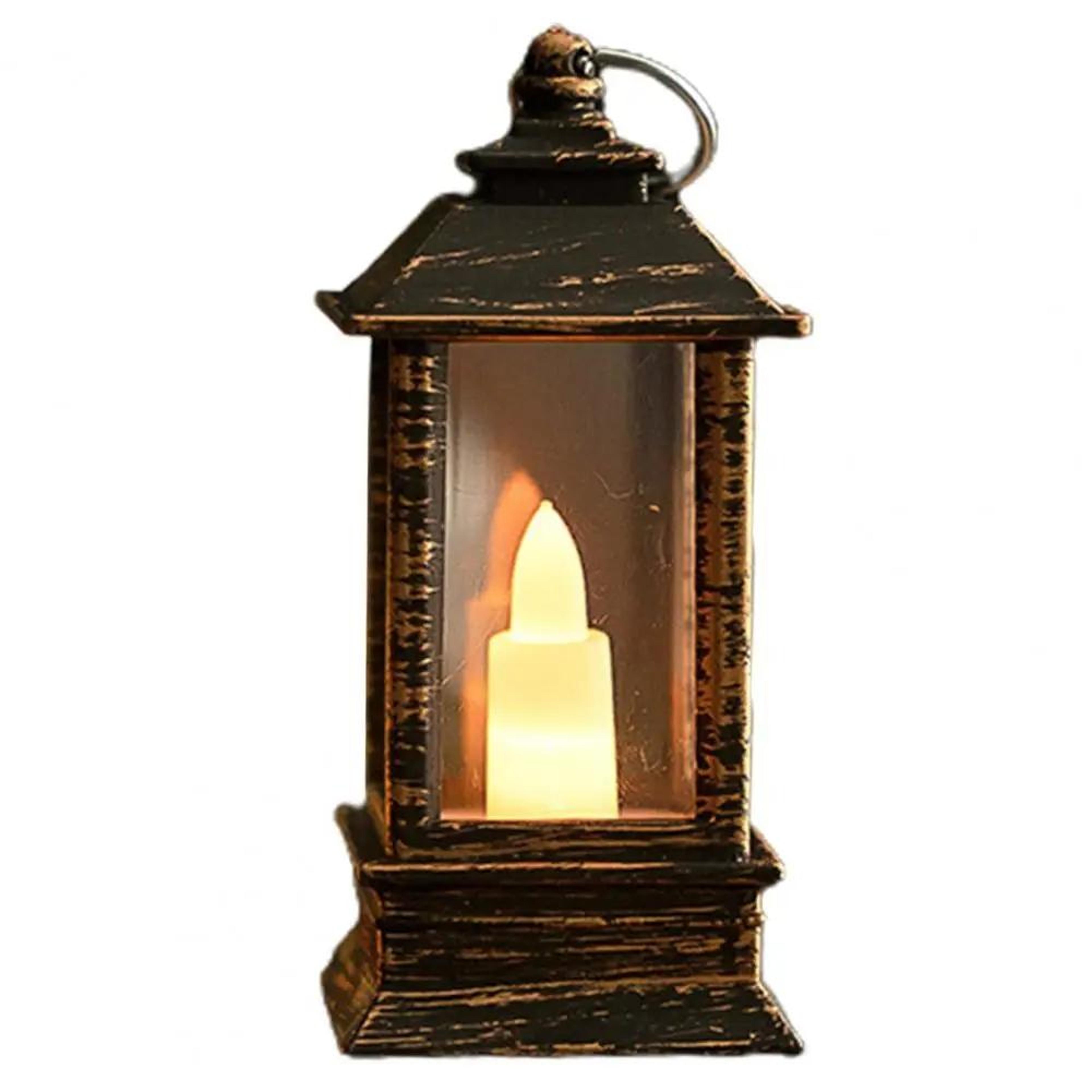 vintage led candle lantern decorative hanging light for christmas home decor