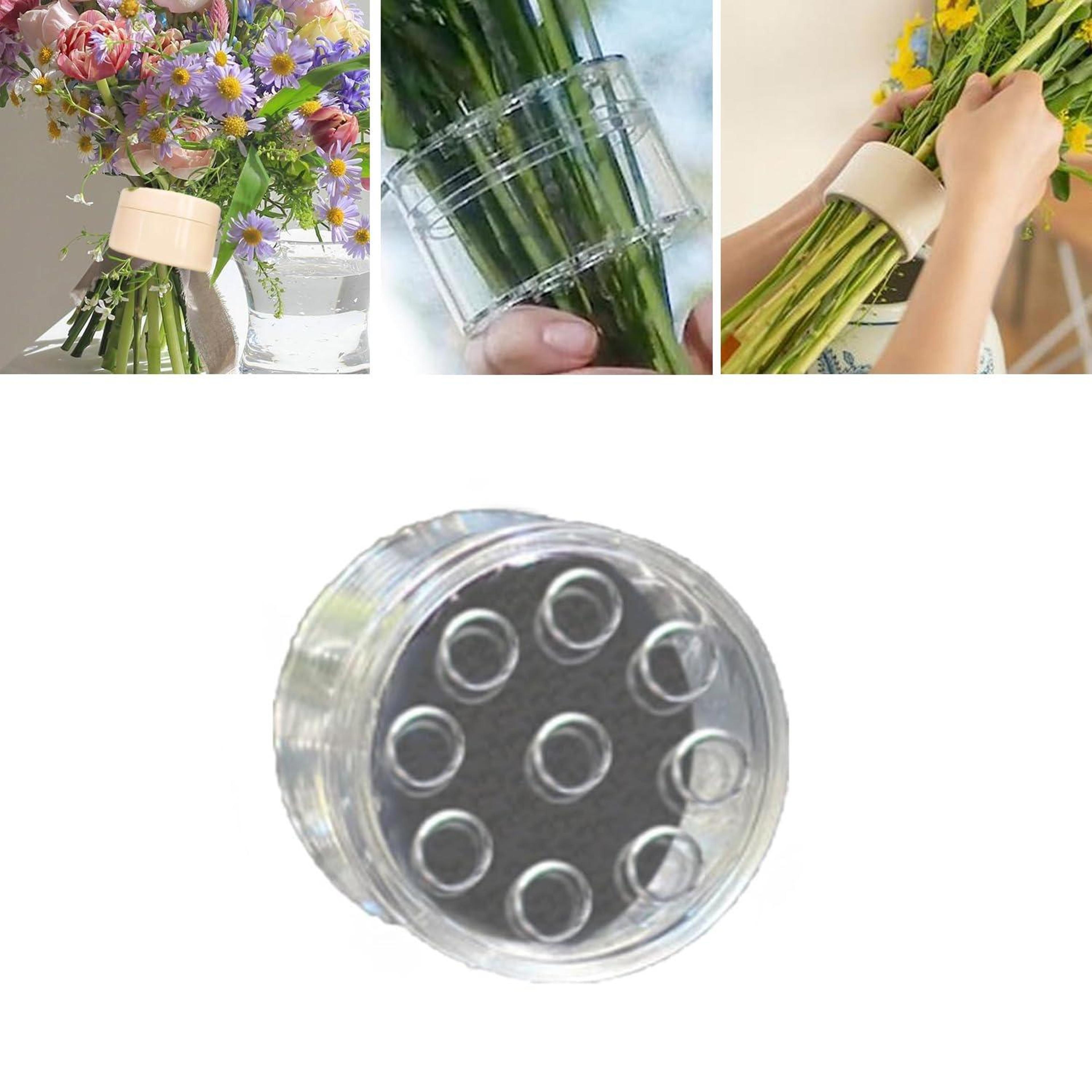 spiral ikebana stem holder flower arrangement holder for diy bouquets & elegant vase displays
