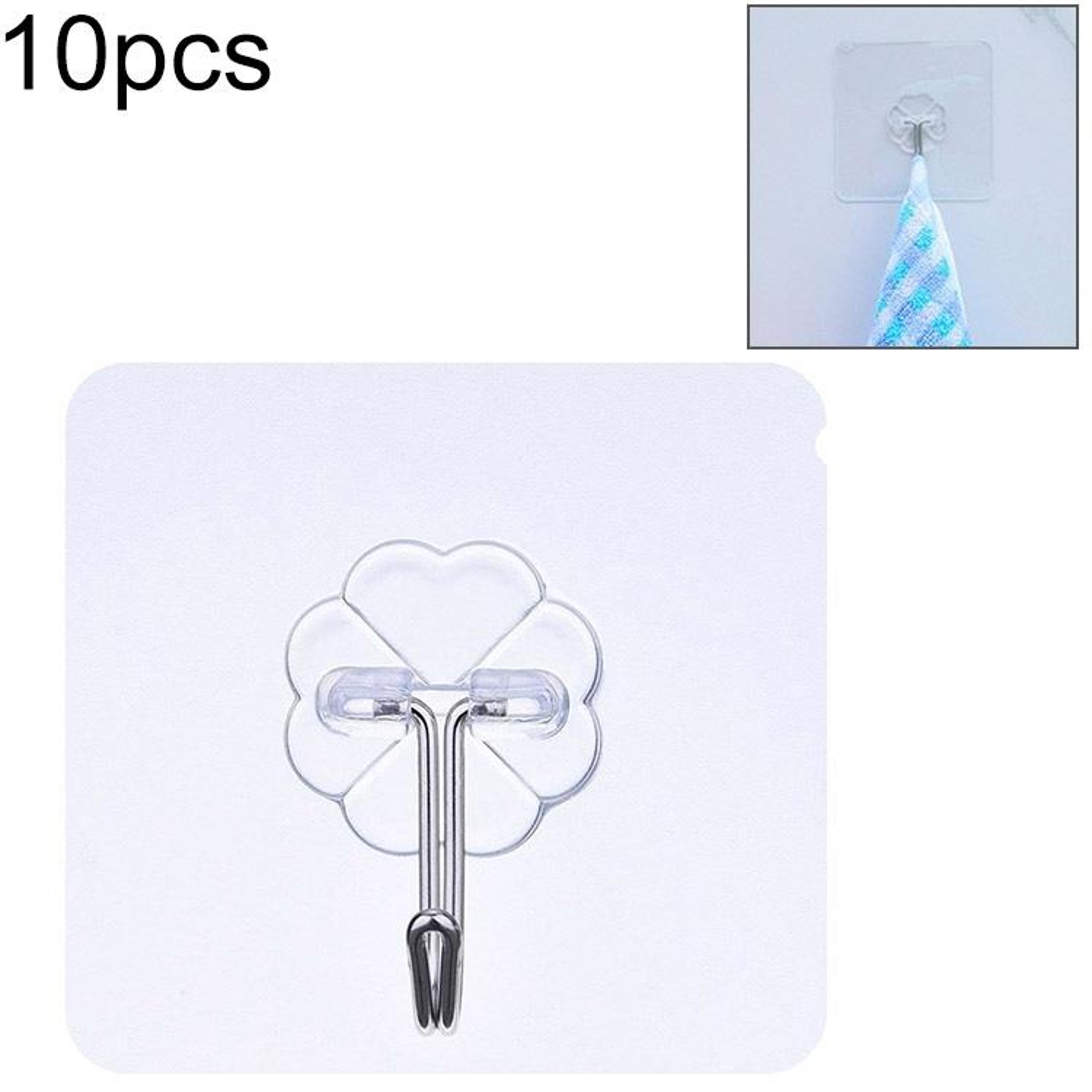 heavy duty adhesive wall hook transparent waterproof seamless rotating wall hanger