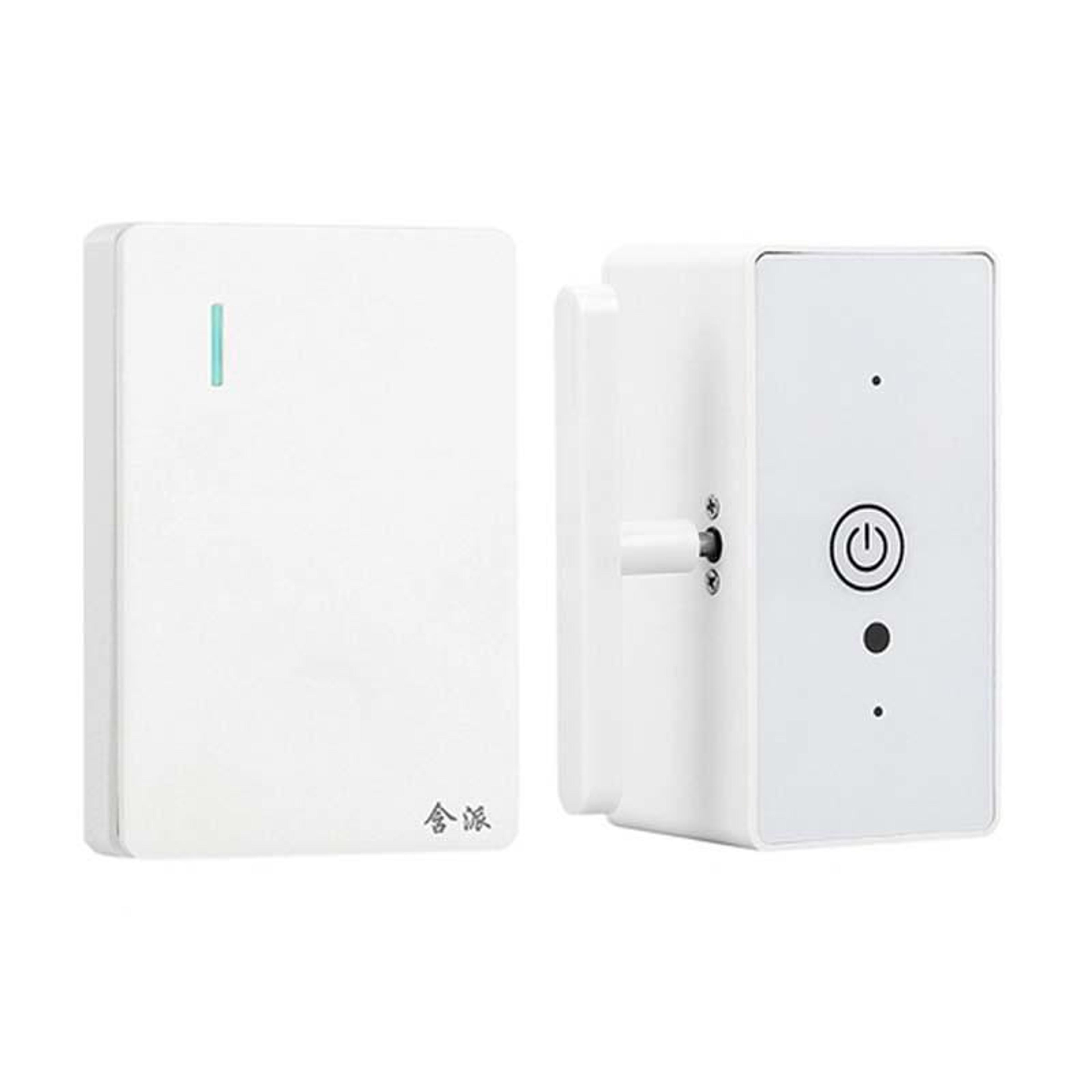 hanpai heightened intelligent remote control home use no wiring lazy lights off toolrf model white