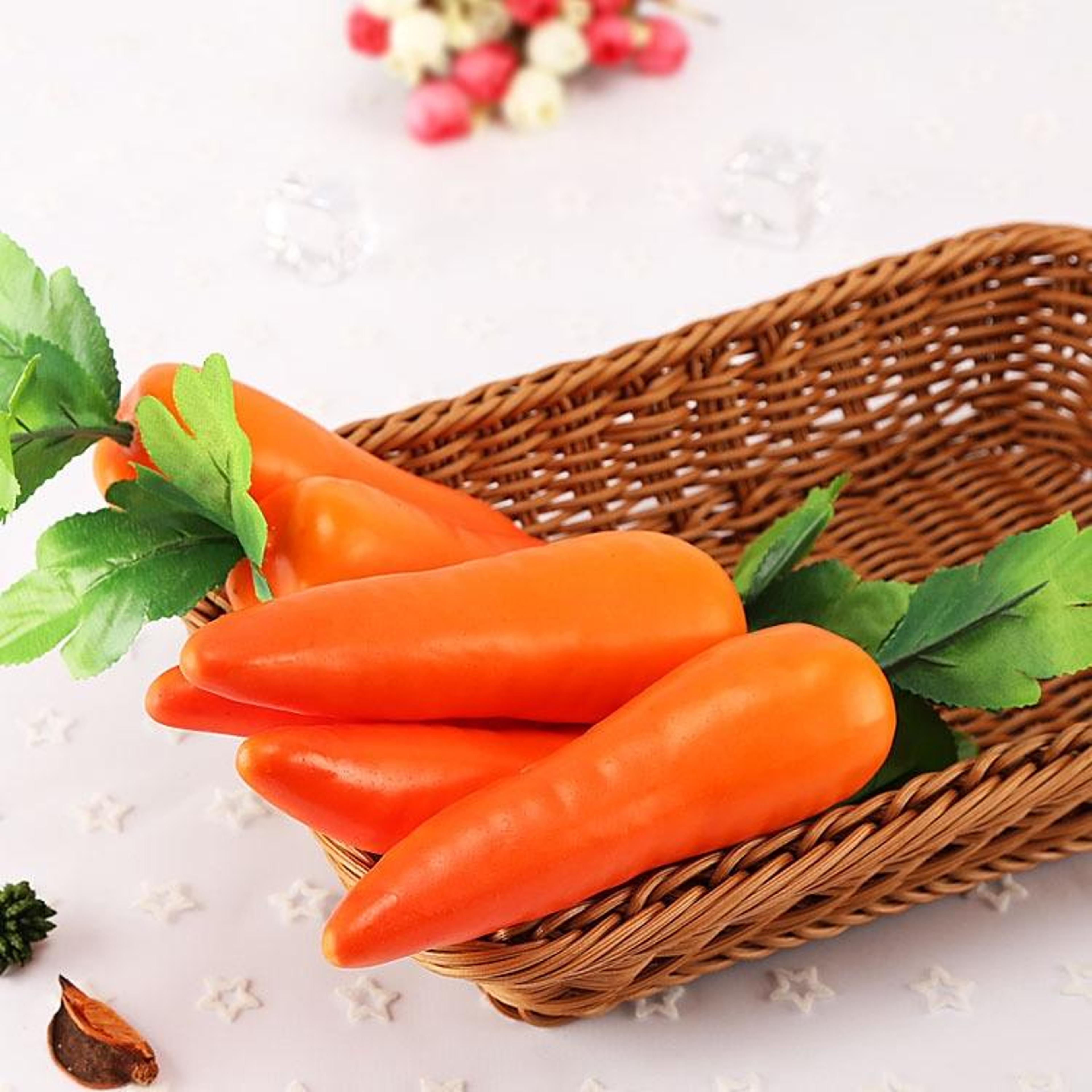 realistic artificial carrot decorative food display prop for restaurant, hotel & home decor