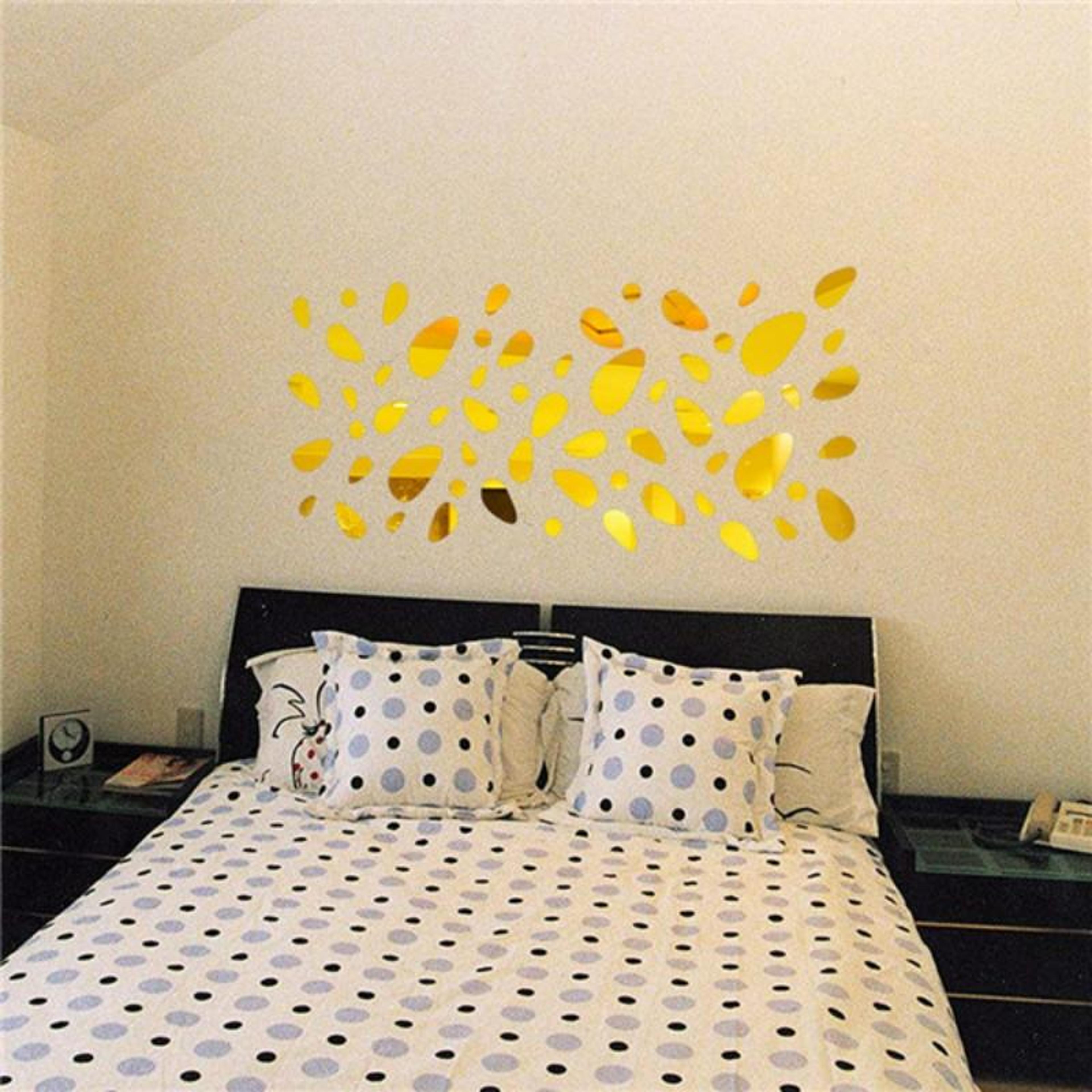 modern mirror wall sticker removable acrylic mirror wall decor for living room bedroom tv background