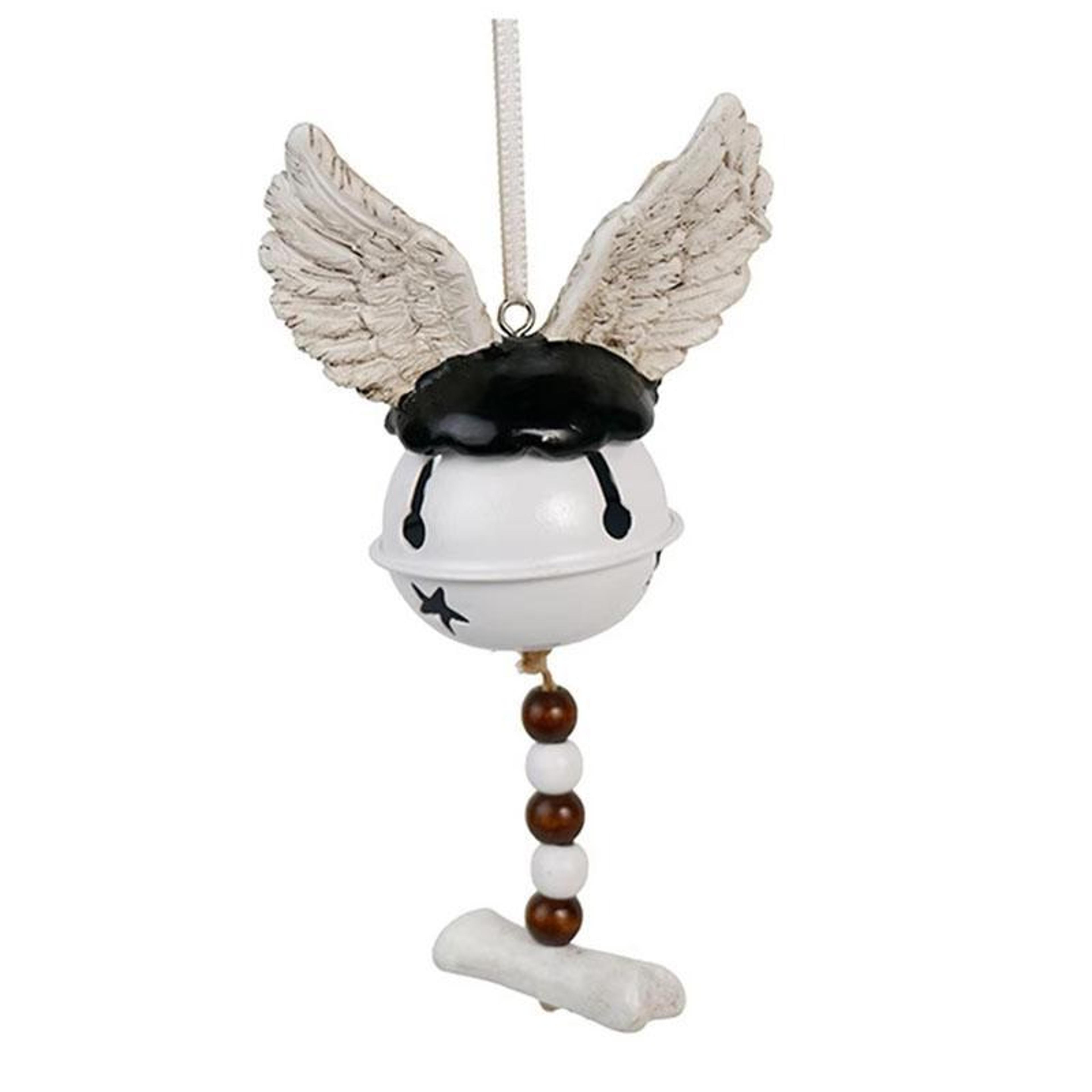 halloween devil wing wind chime hanging decoration for gothic home & party decor