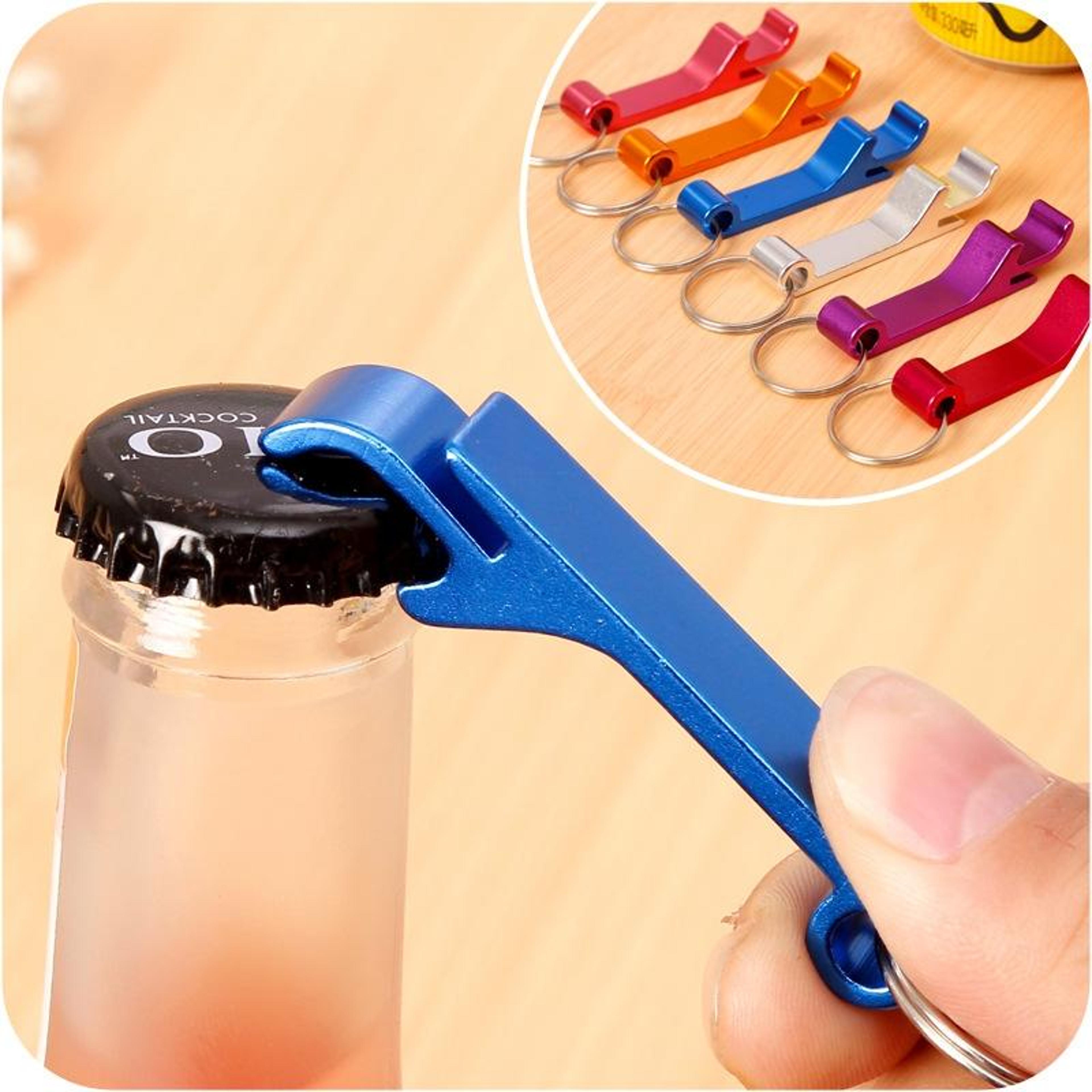 bear shaped bottle opener keychain set of 5 aluminum beer bottle openers