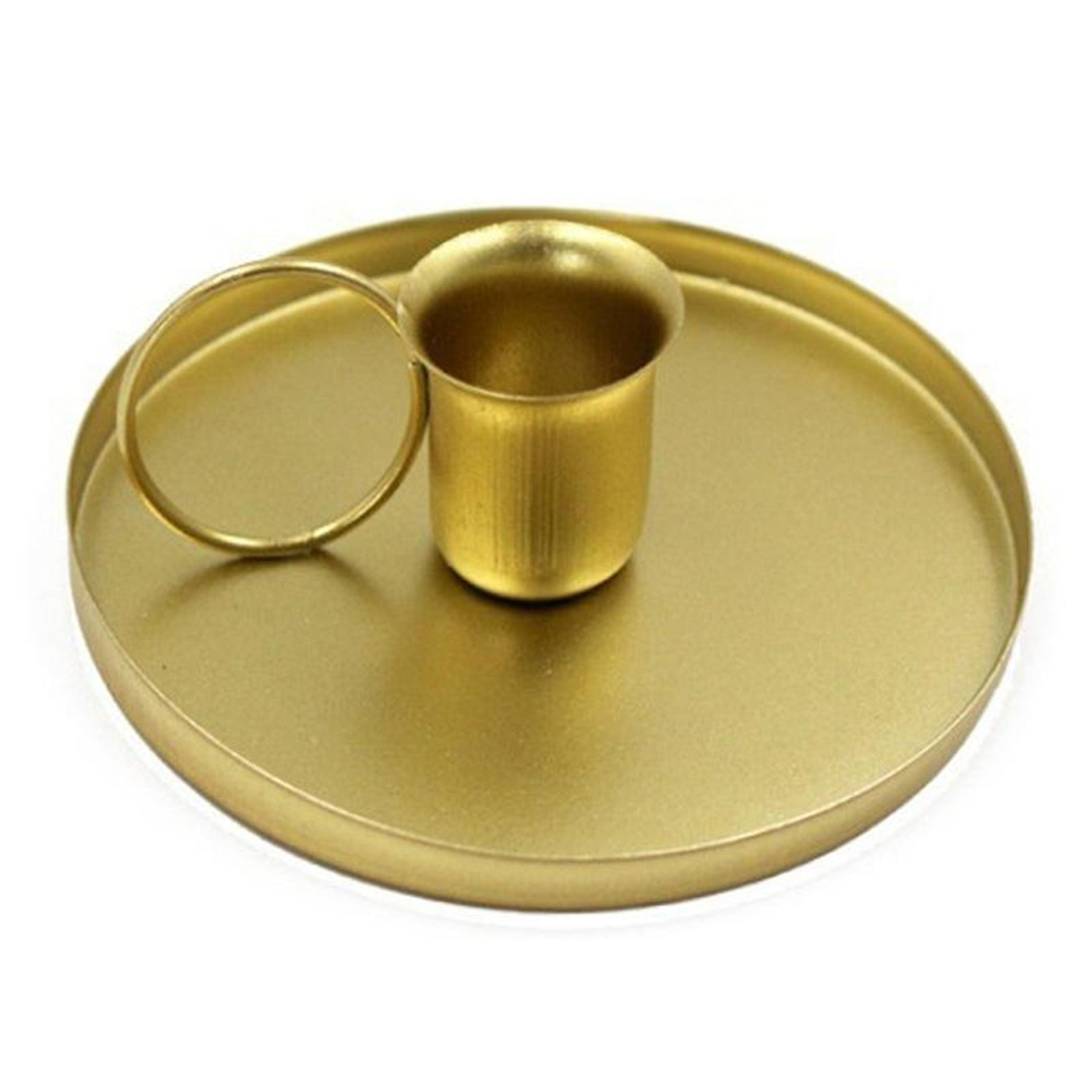 vintage metal candle holder teacup iron tealight decor for rustic home decoration