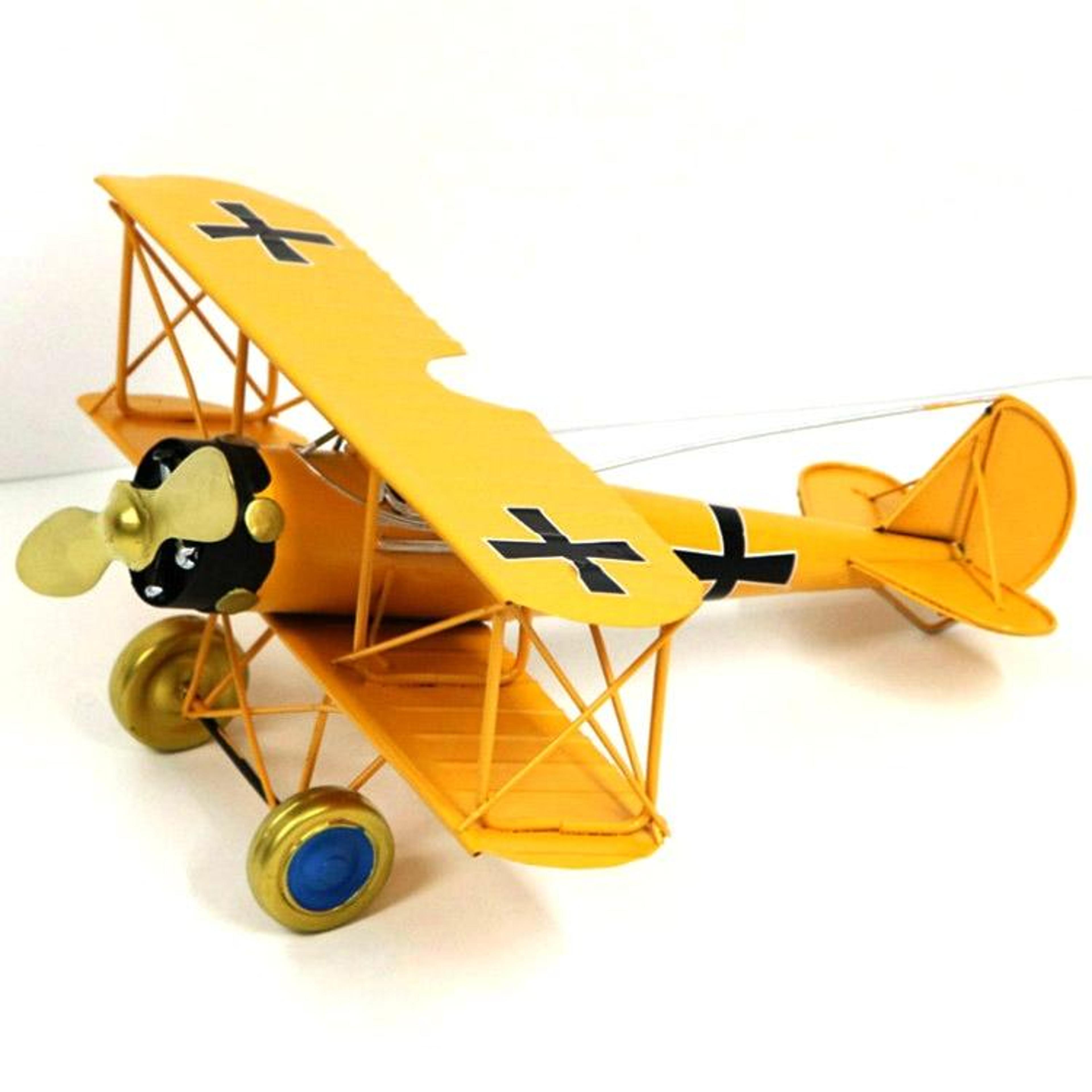 vintage airplane model metal aircraft decor for home office & collectors