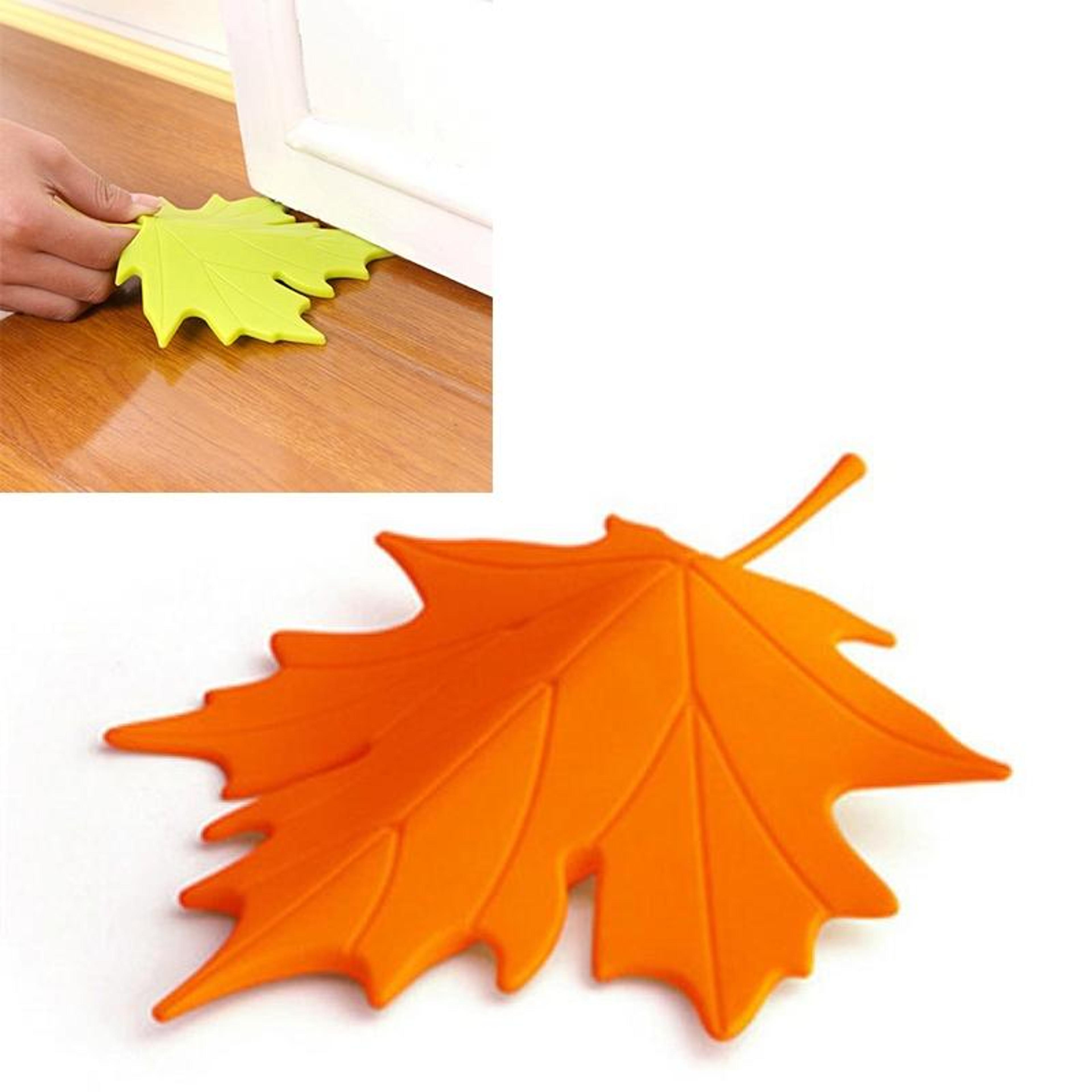 autumn maple door stopper finger safety leaf door wedge for home & kids