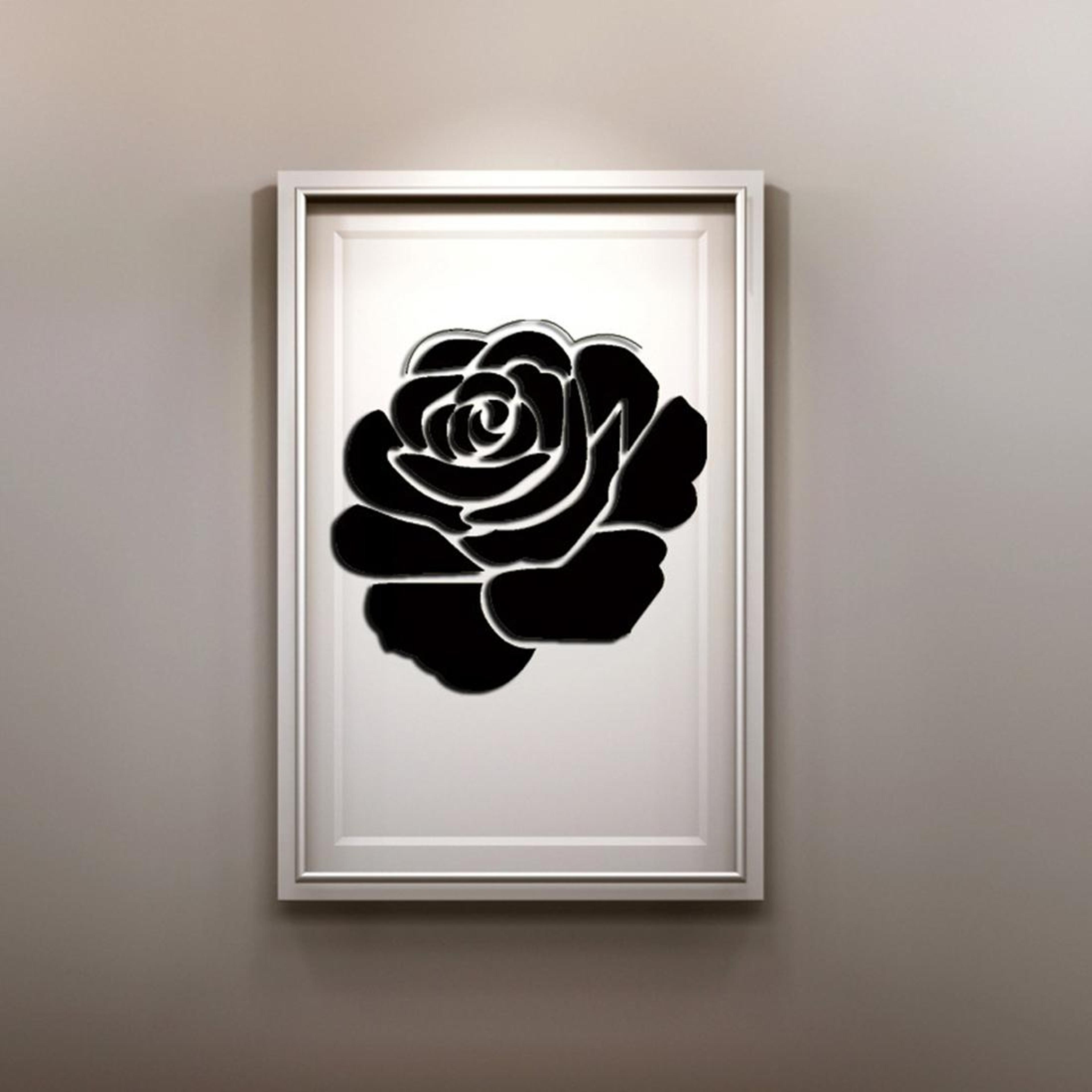 floral mirror wall stickers acrylic wall decor for living room bedroom & home