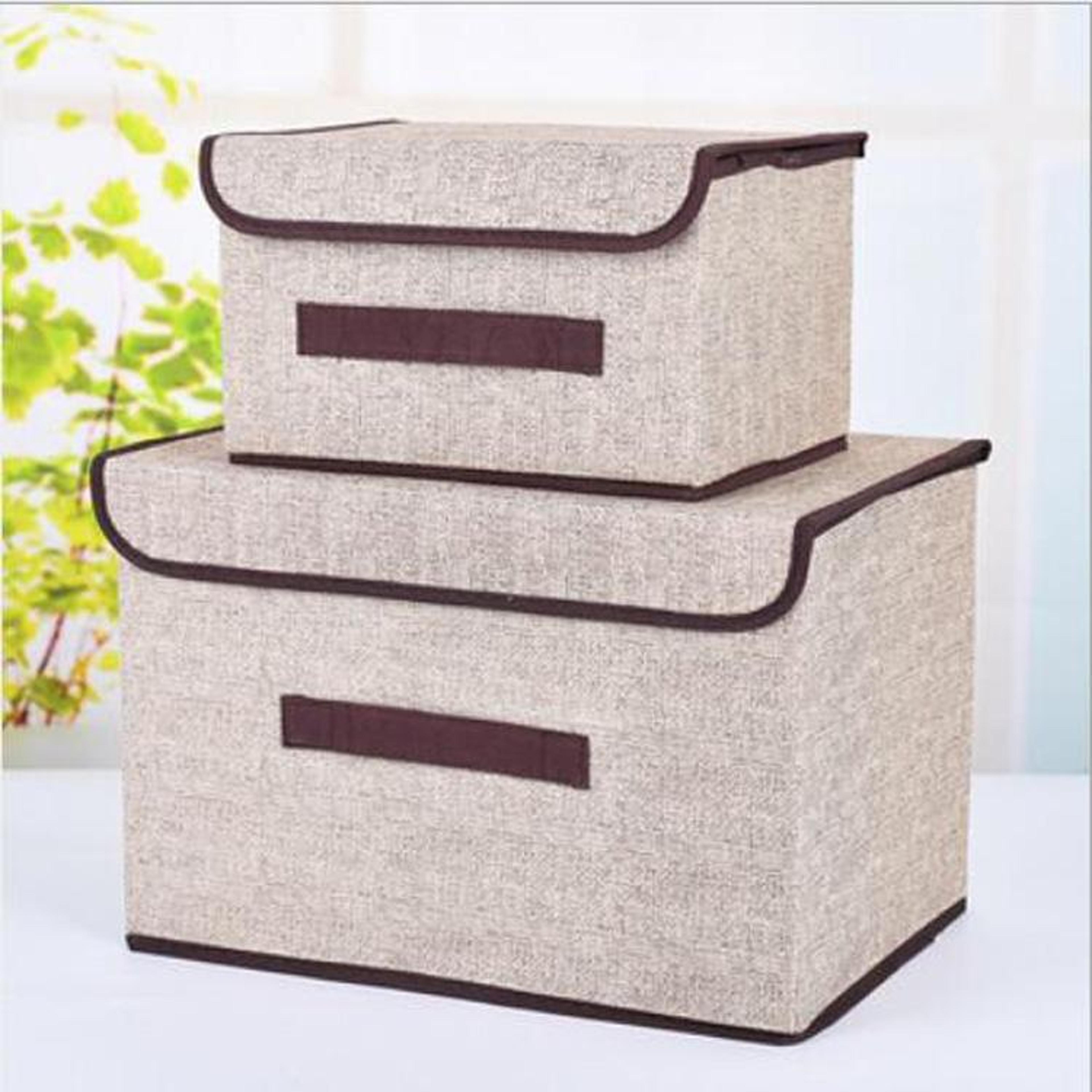 fabric storage box foldable cube storage organizer & laundry basket