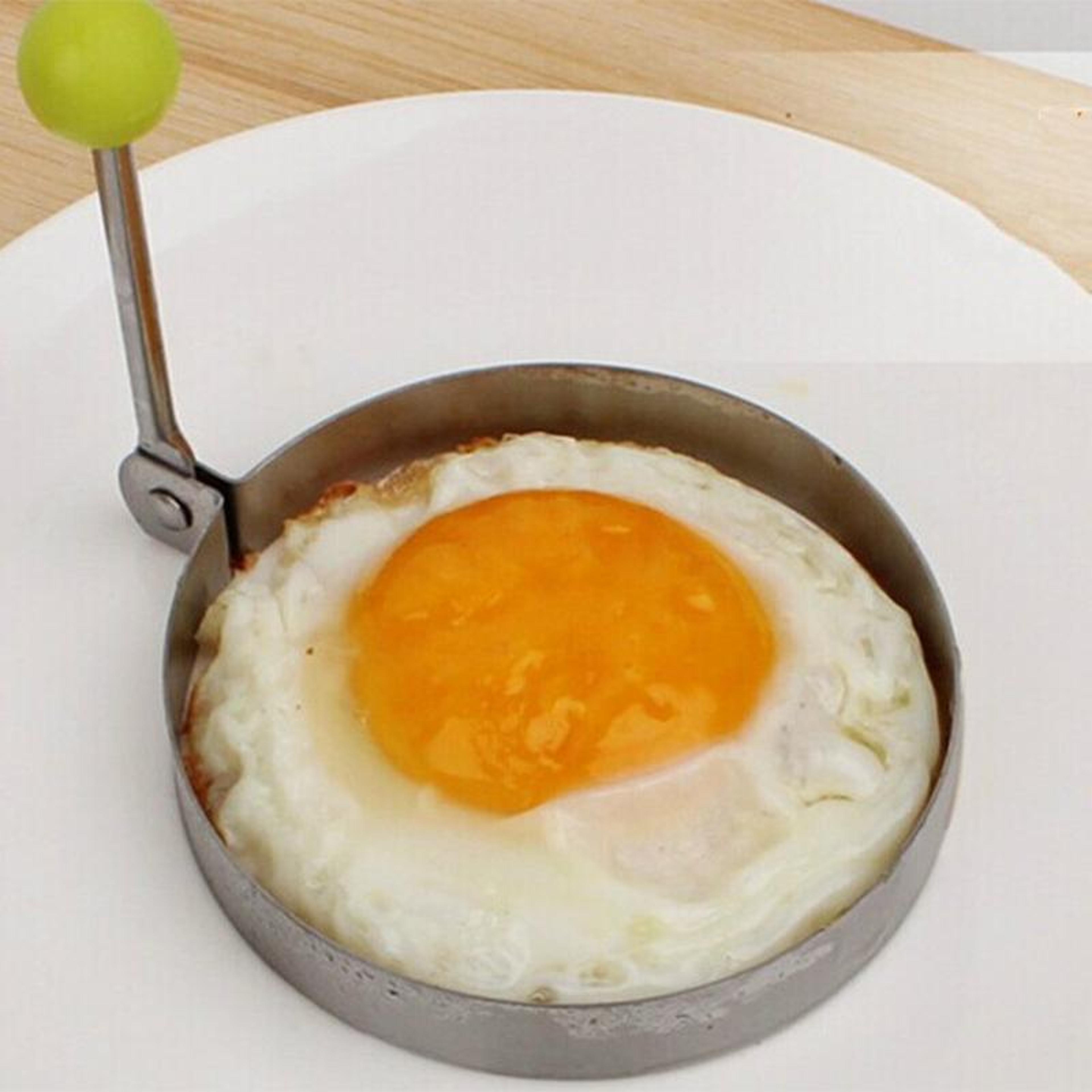 stainless steel omelette maker egg ring mold for perfect breakfast cooking