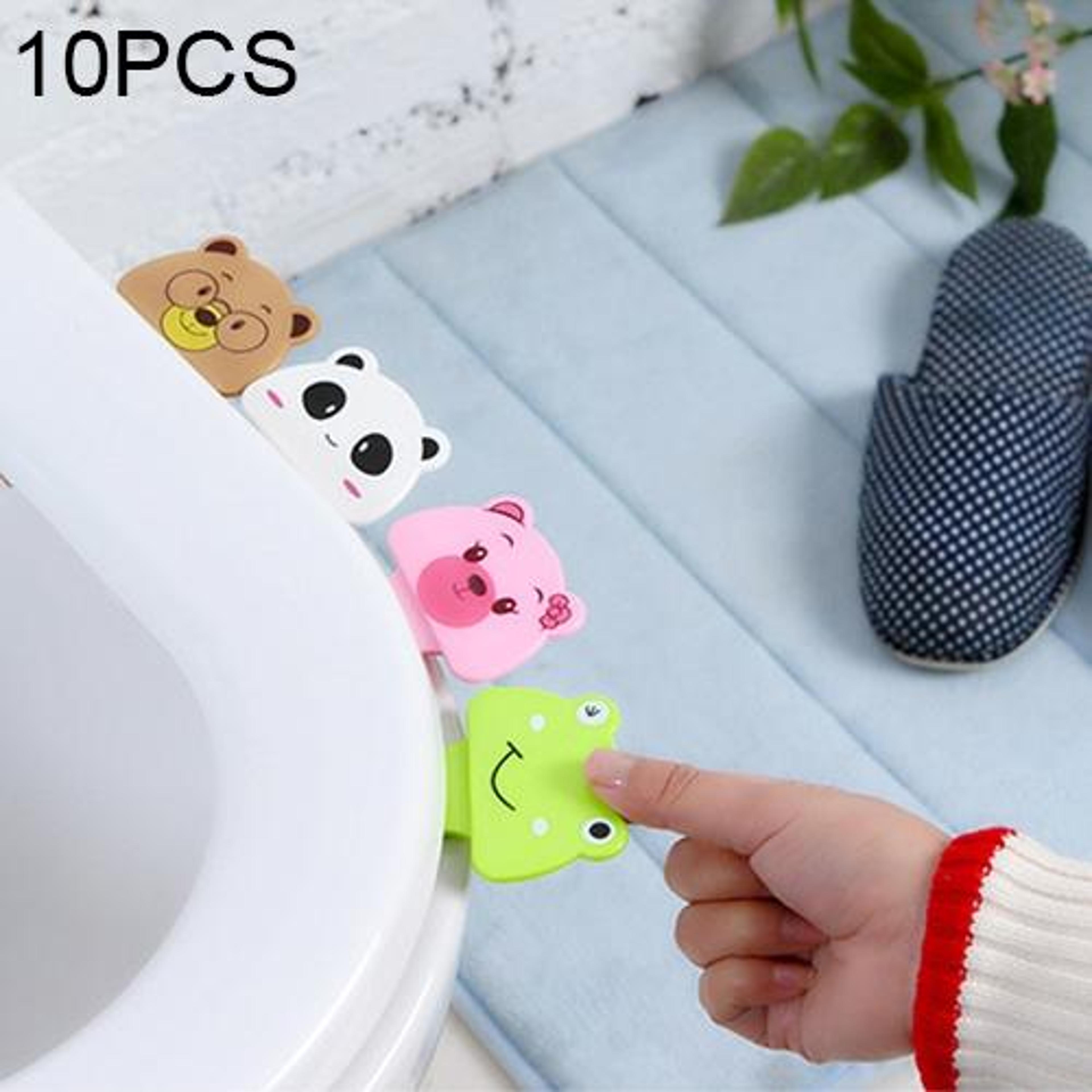 cute toilet seat handle portable toilet lid lifter for hygienic no touch bathroom use
