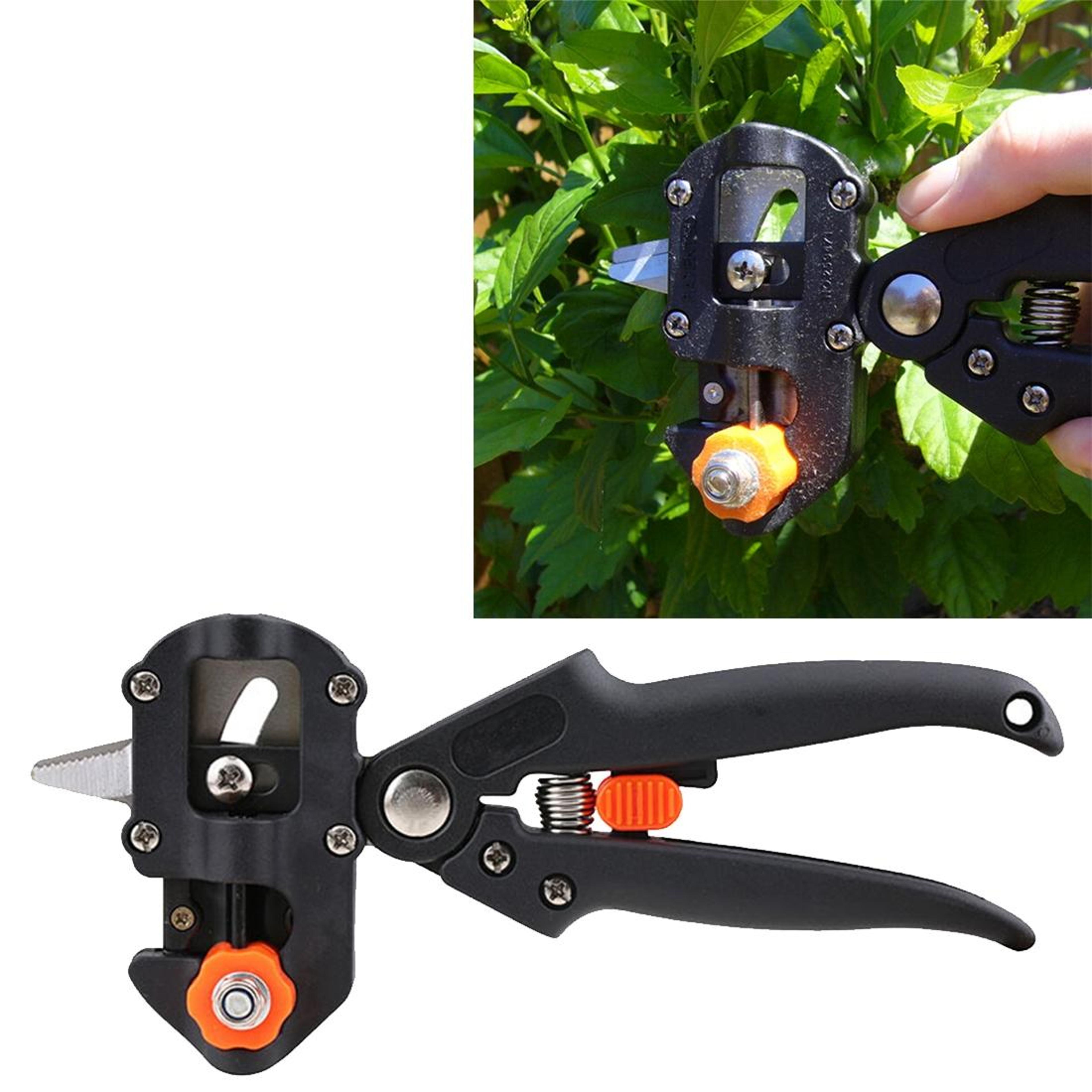professional grafting tool kit with pruning scissors & 3 precision blades for fruit tree grafting