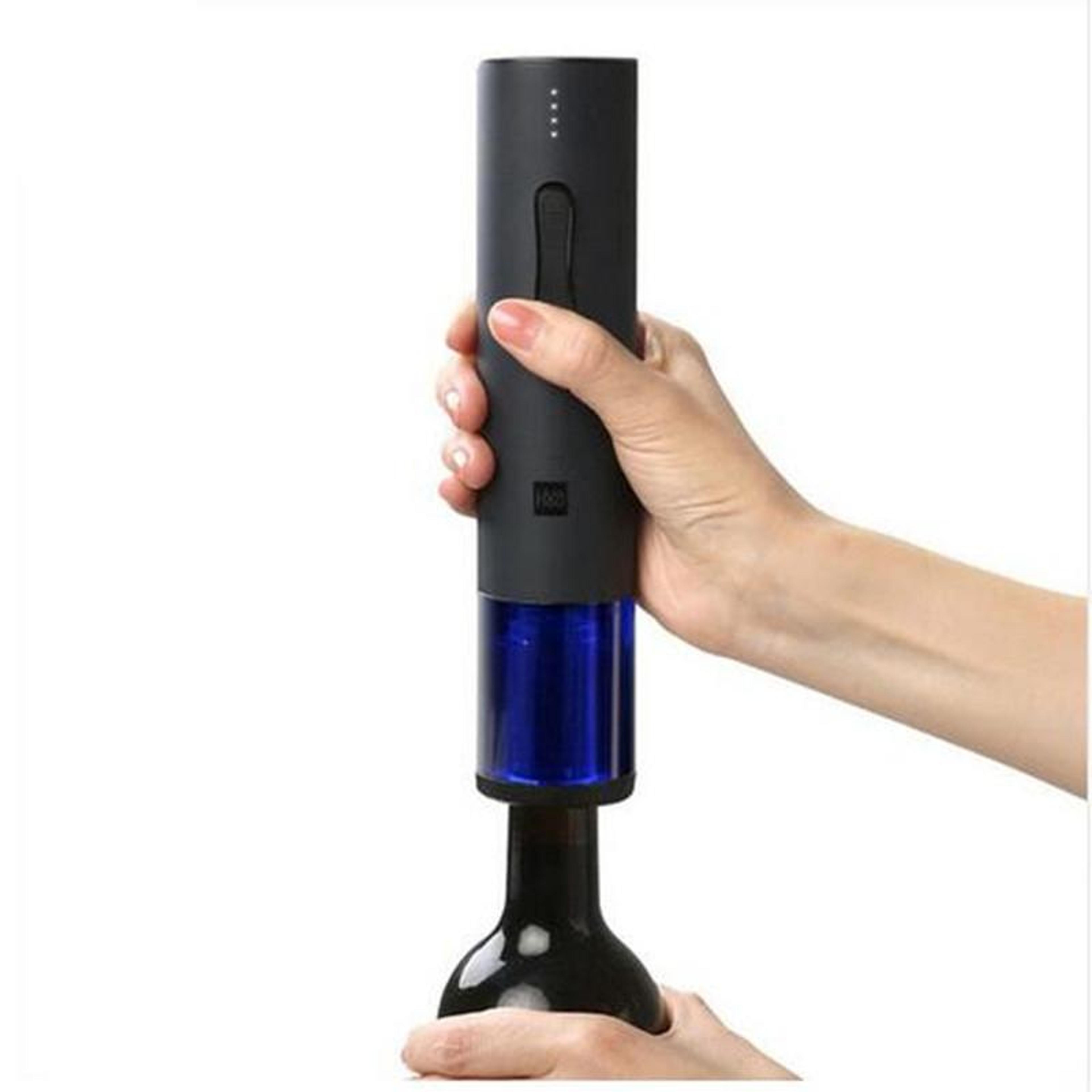 xiaomi huohou electric wine opener automatic corkscrew kit with foil cutter & battery display