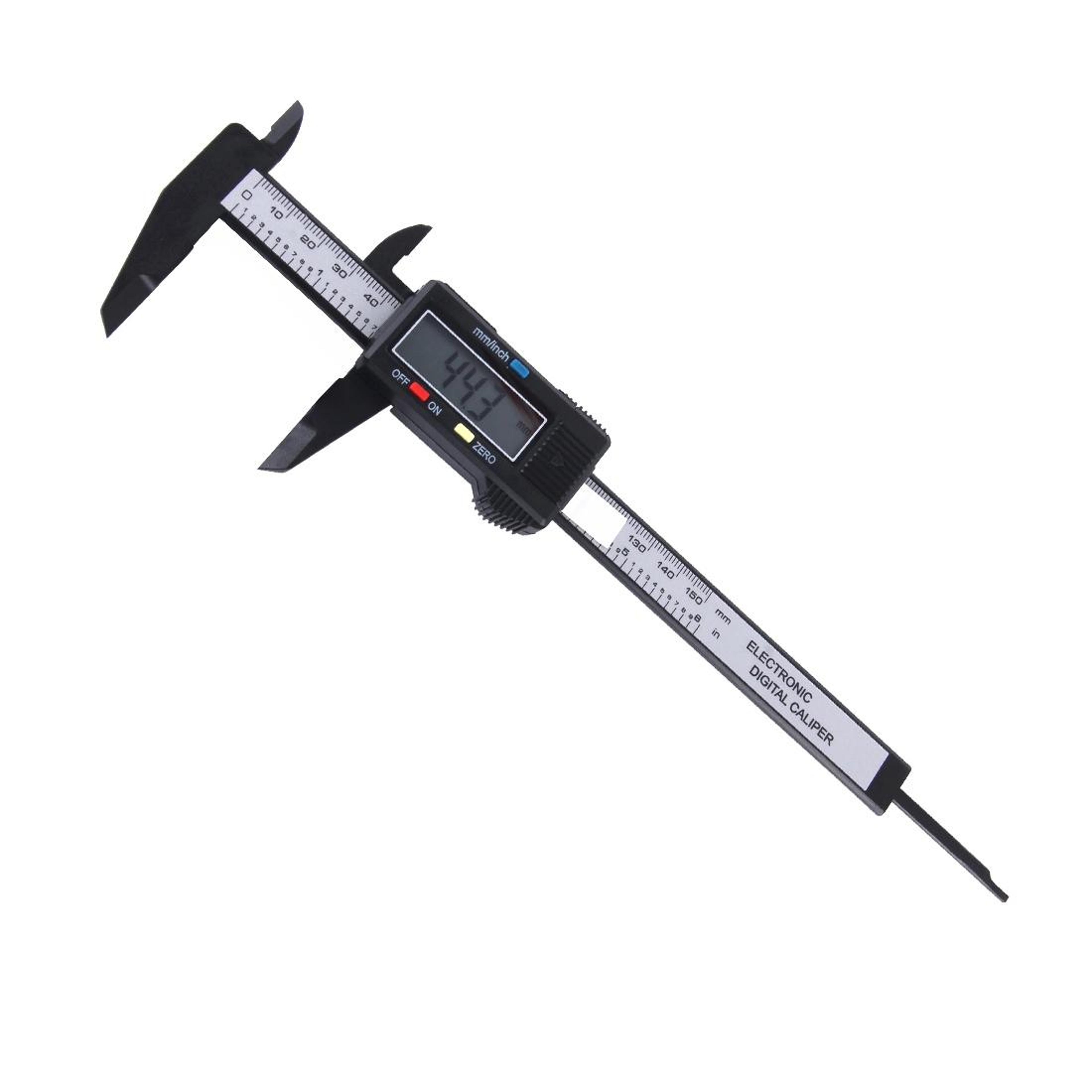 precision digital caliper inch lcd vernier measuring tool with inch & metric conversion