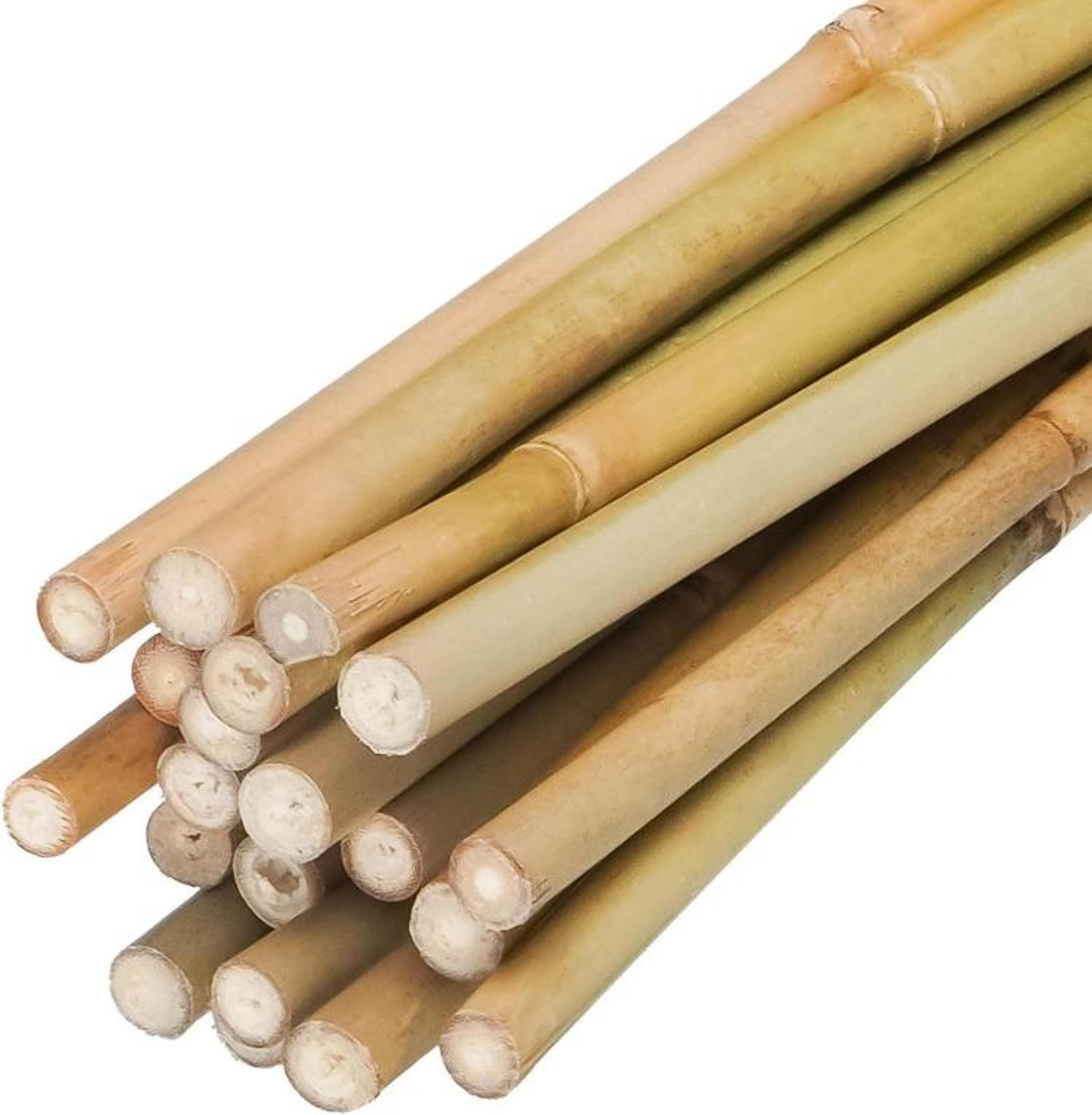 natural bamboo plant stakes 5 ft long for garden and climbing plants