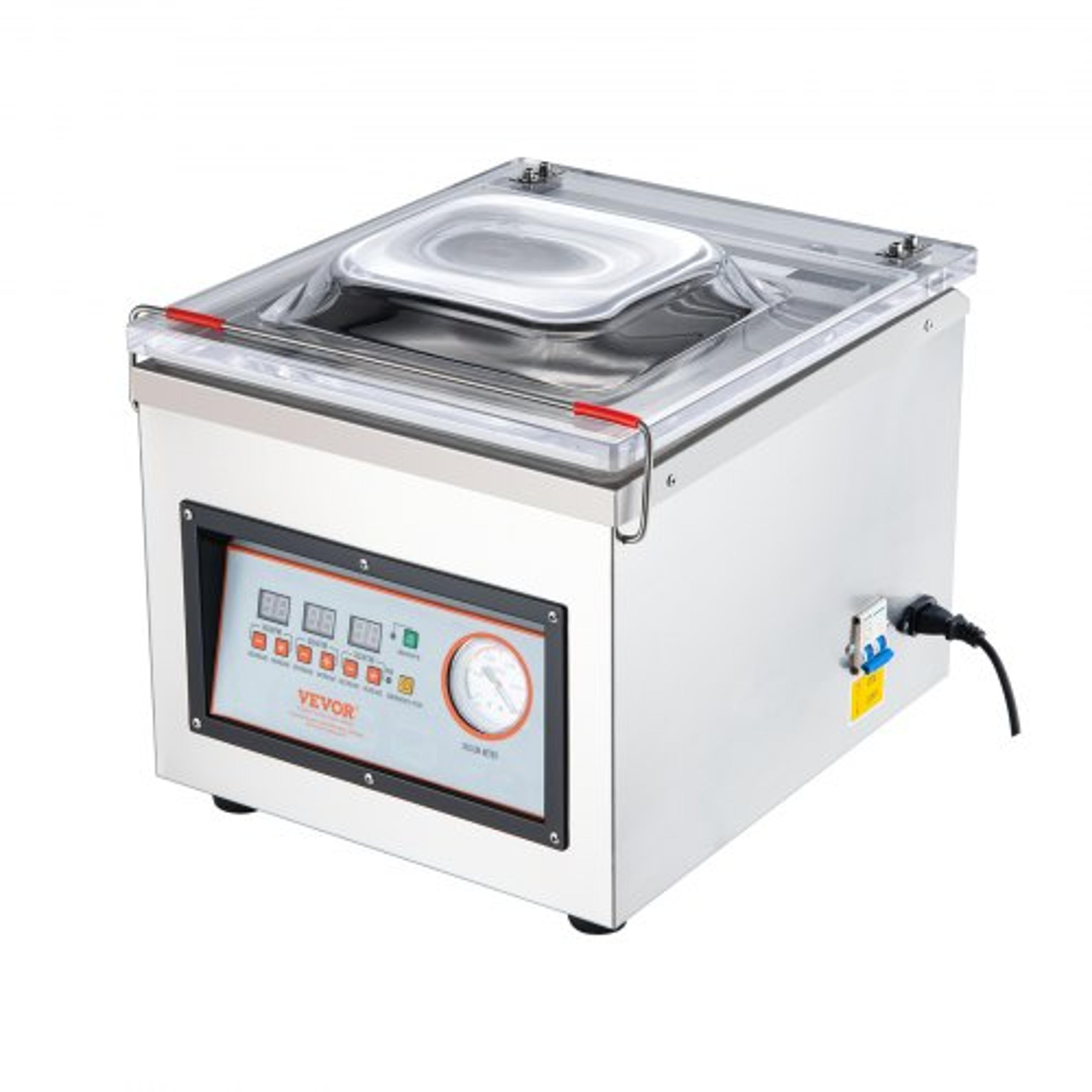 commercial chamber vacuum sealer – 110v packaging machine with 260mm seal bar